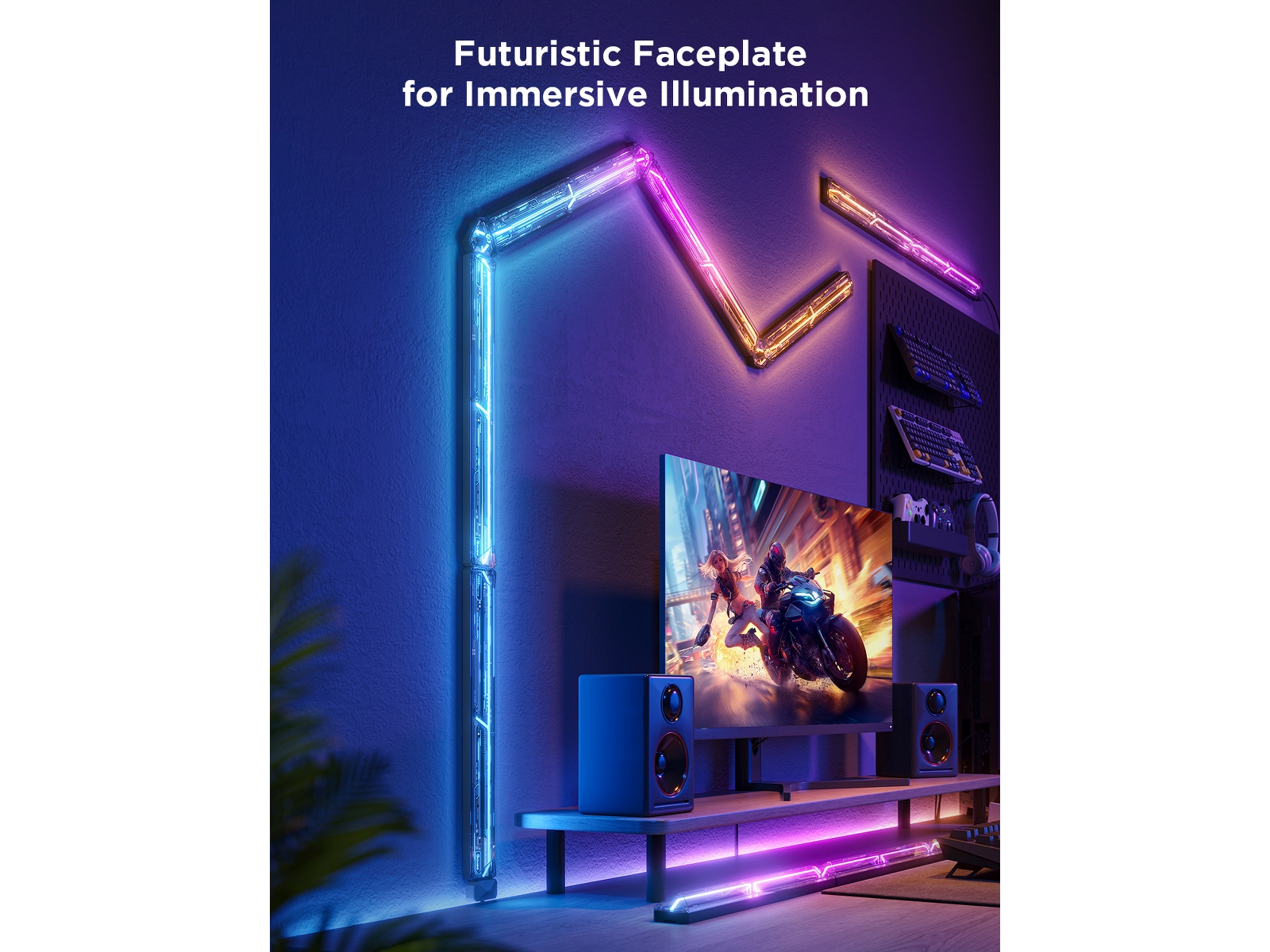 Govee Gaming Wall Light (4+1) Led strips & underhållning