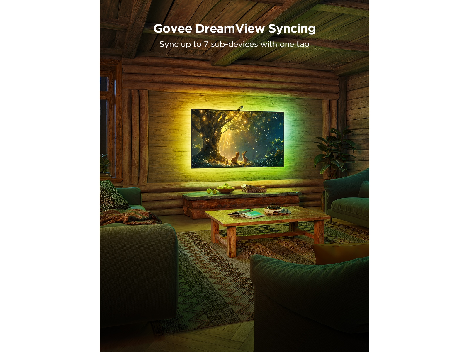 Govee TV Backlite 3 Lite Wild Robot (75-85") Led strips & underhållning