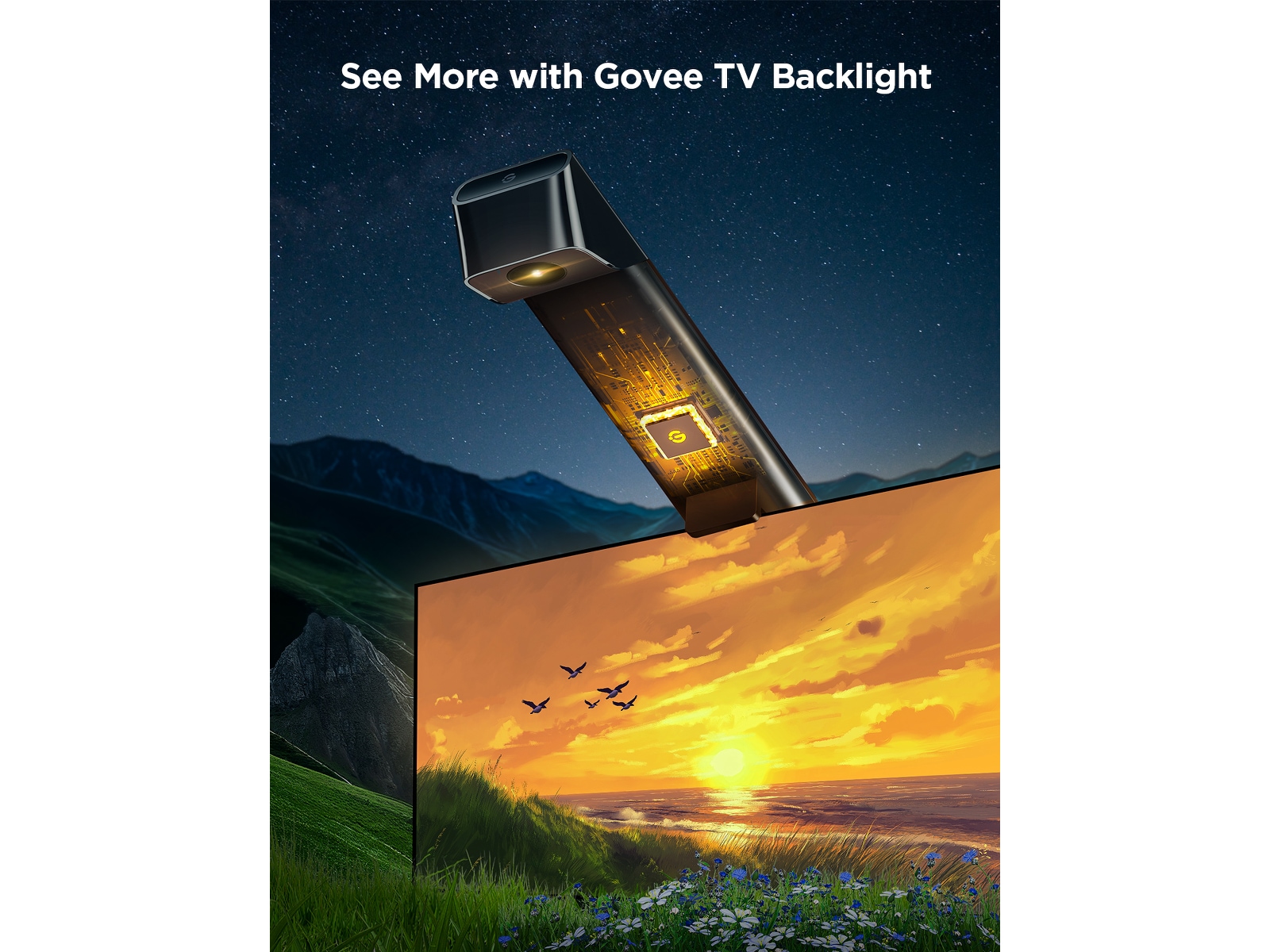 Govee TV Backlite 3 Lite Wild Robot (75-85") Led strips & underhållning
