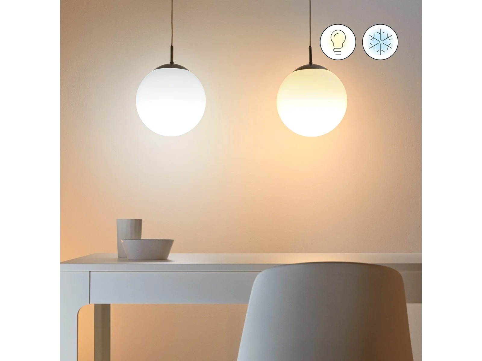 WiZ BLE 60w E27-glödlampa (3-pack) LED-lampor & glödlampor