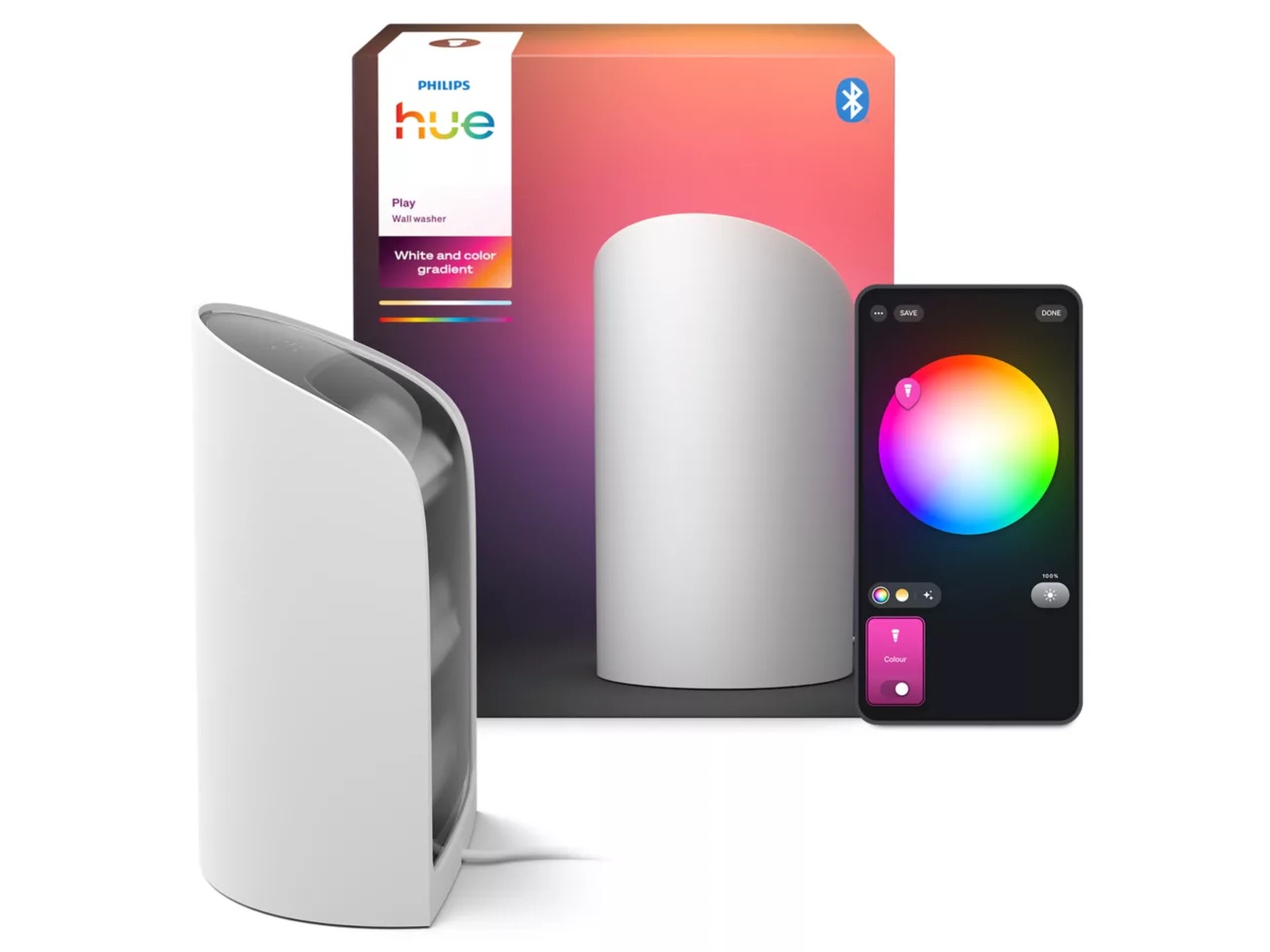 Philips Hue Play vägglampa (vit) Bordslampa
