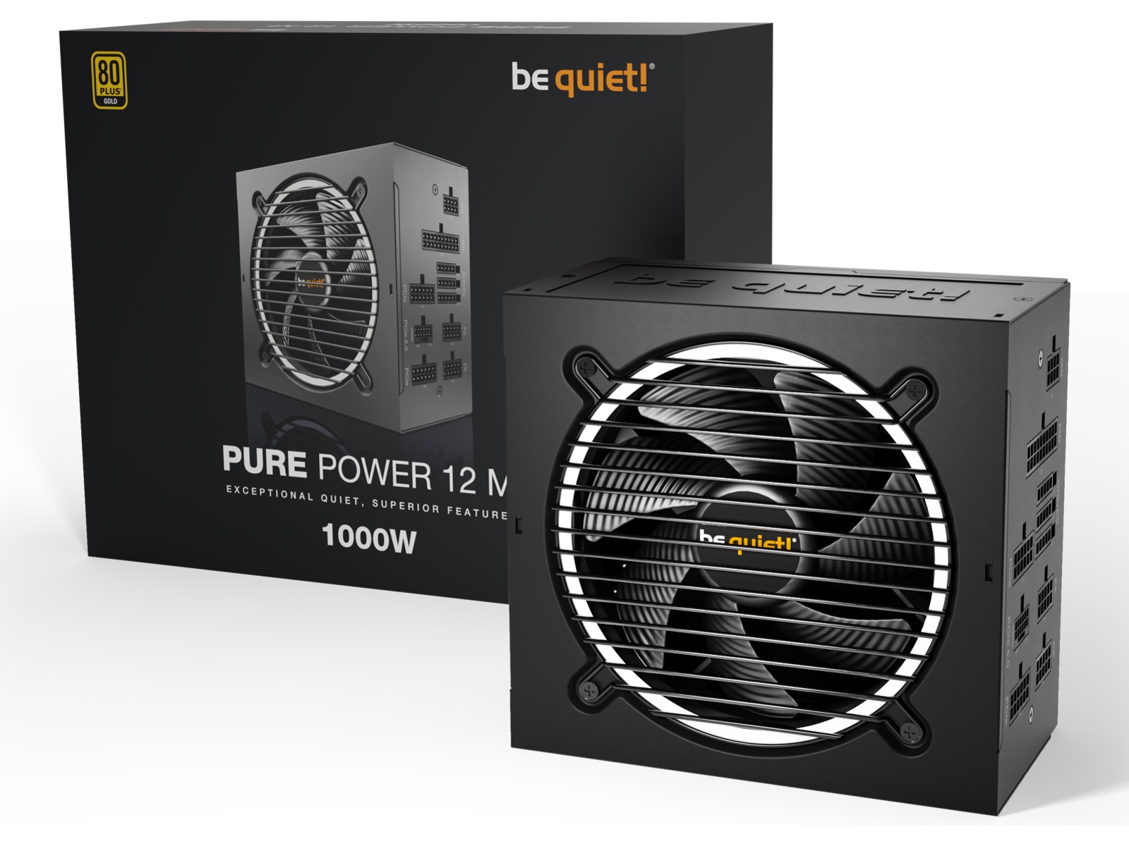 be quiet! PURE POWER 12 M 1000W PSU Nätaggregat