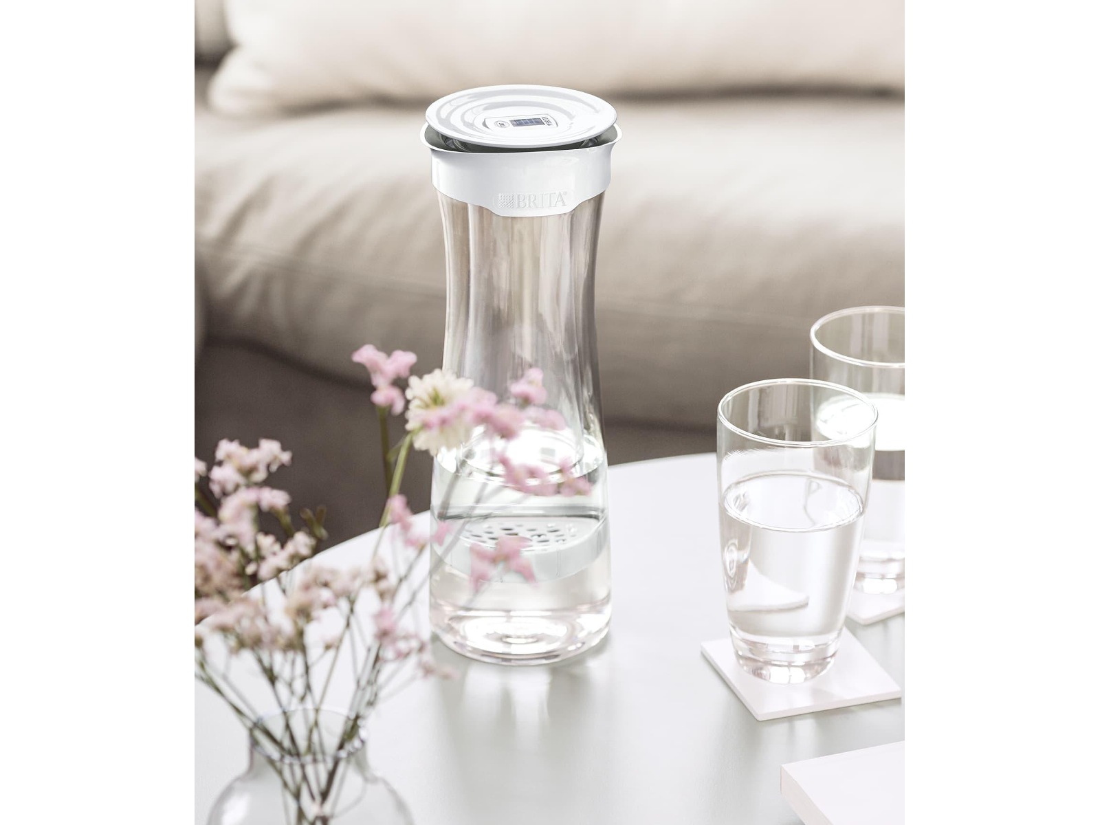 Brita vattenkanna med filter (vit) Övriga köksapparater