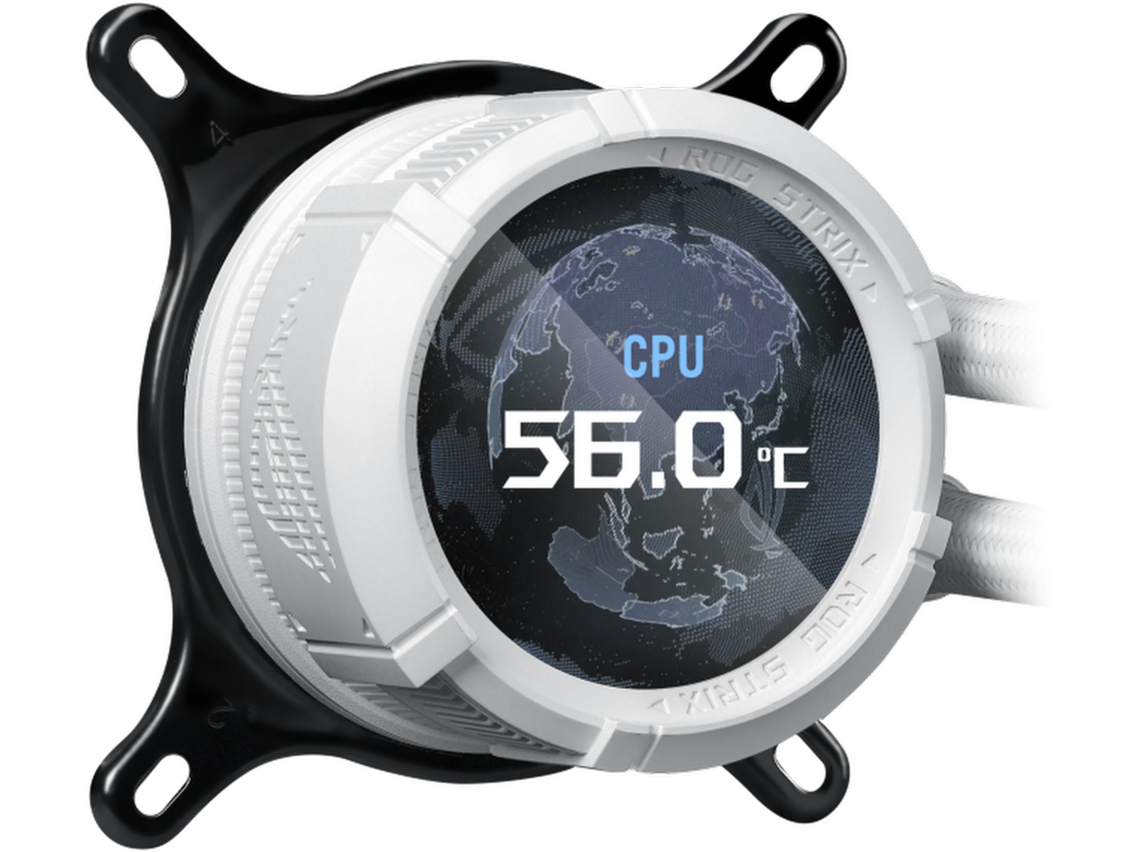 Asus ROG Strix LC III 360 ARGB LCD Kylare (vit) CPU - Vattenkylning