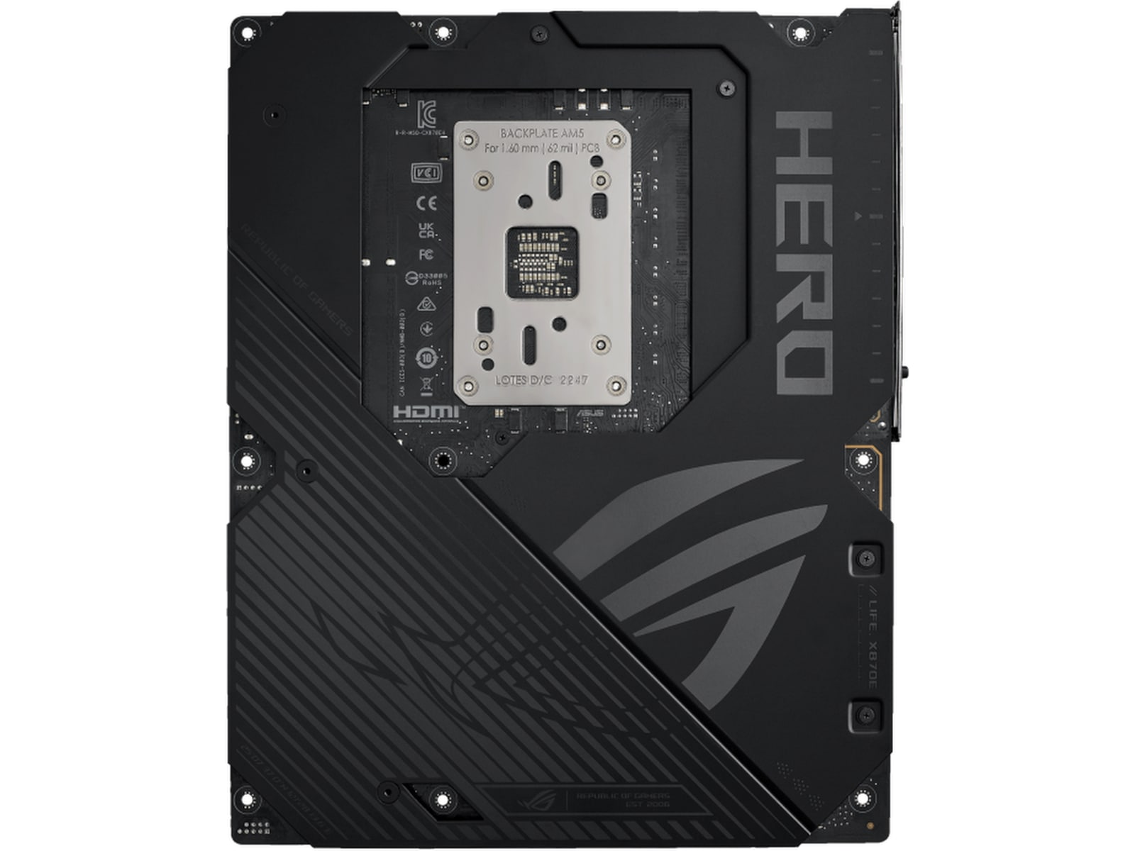 ASUS ROG Crosshair X870E Hero Moderkort AMD Socket