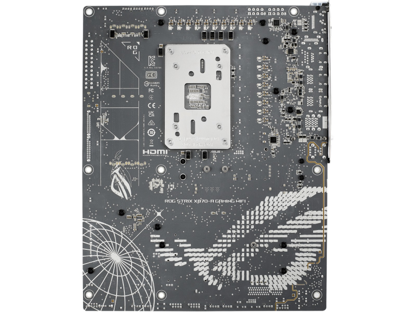 ASUS ROG Strix X870-A GAMING WIFI Moderkort (vit) AMD Socket