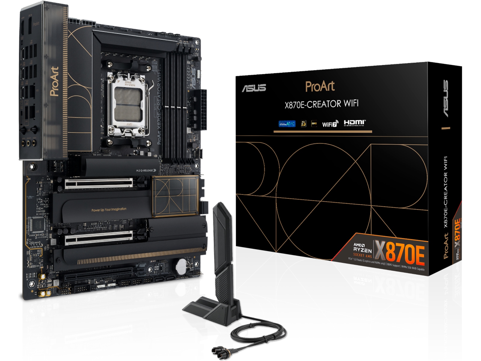ASUS ProArt X870E-CREATOR WIFI Moderkort AMD Socket