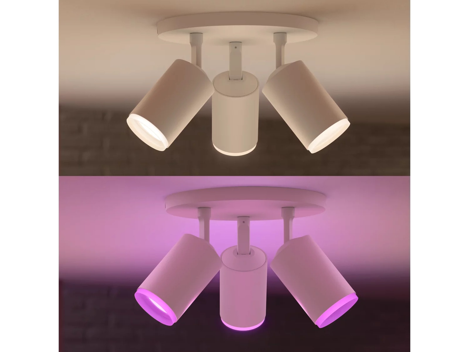 Philips Hue Fugato med 3 spotlights (vit) Taklampa