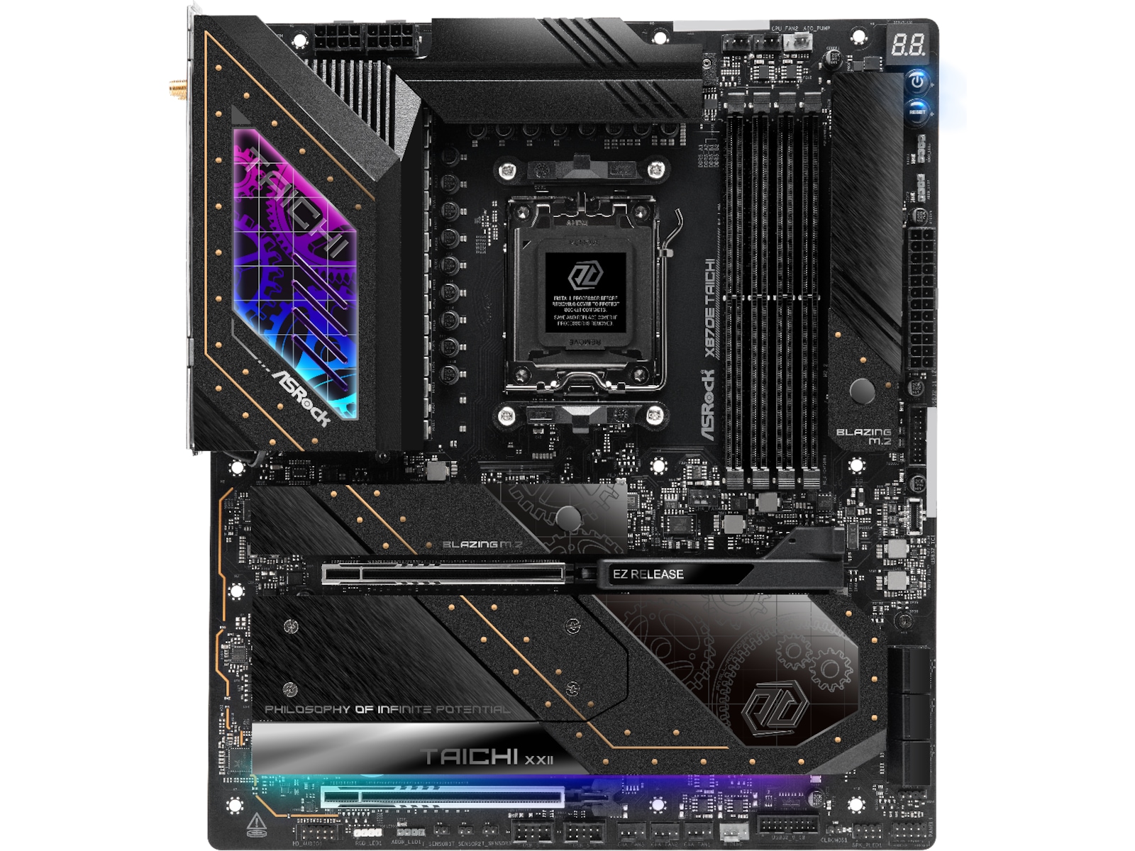 ASRock X870E Taichi Moderkort AMD Socket