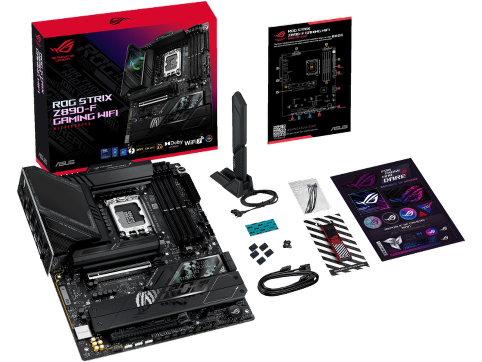 Asus ROG Strix Z890-F Gaming WIFI Moderkort Intel Socket