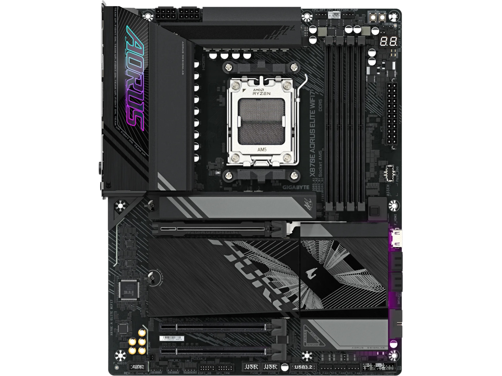 GIGABYTE X870E AORUS ELITE Moderkort AMD Socket