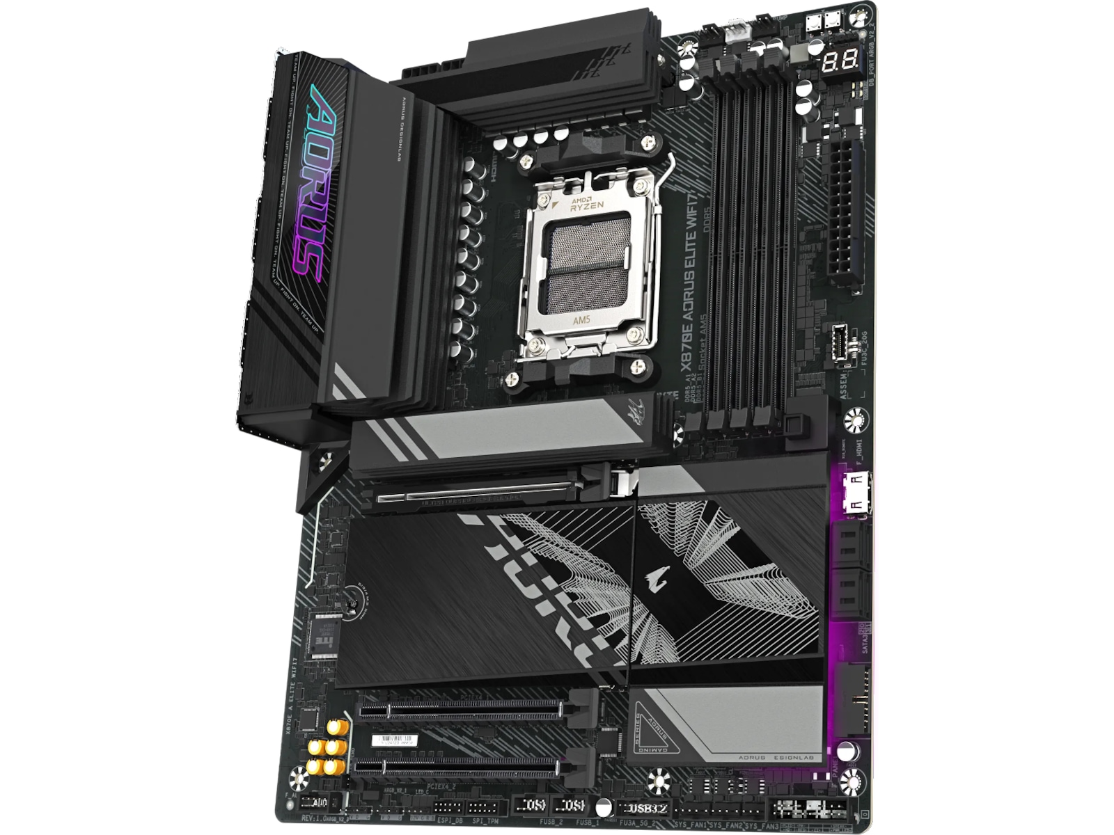 GIGABYTE X870E AORUS ELITE Moderkort AMD Socket