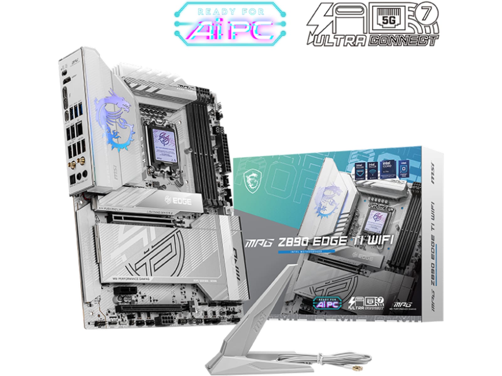 MSI MPG Z890 EDGE TI WIFI Moderkort Intel Socket