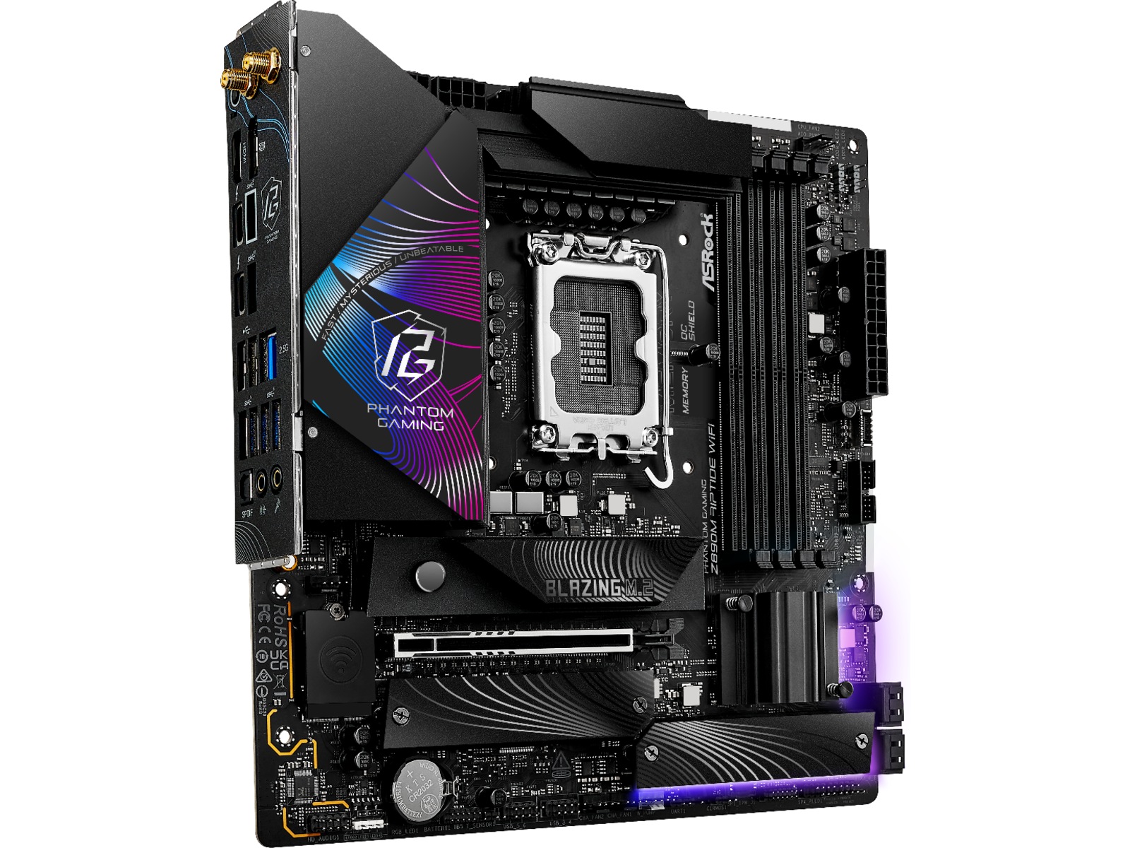 ASRock Z890M RIPTIDE WIFI Hovedkort Intel Socket