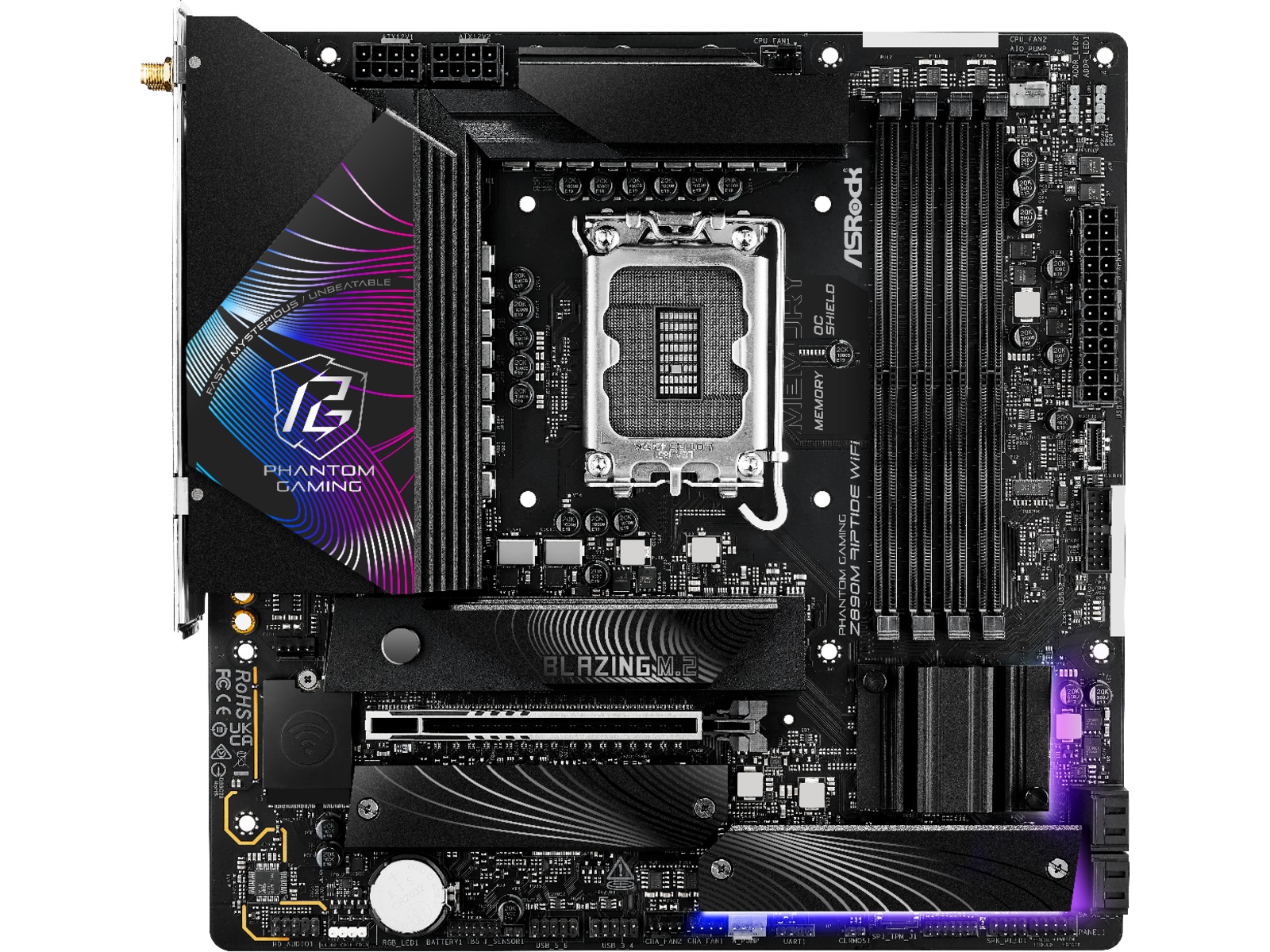 ASRock Z890M RIPTIDE WIFI Hovedkort Intel Socket