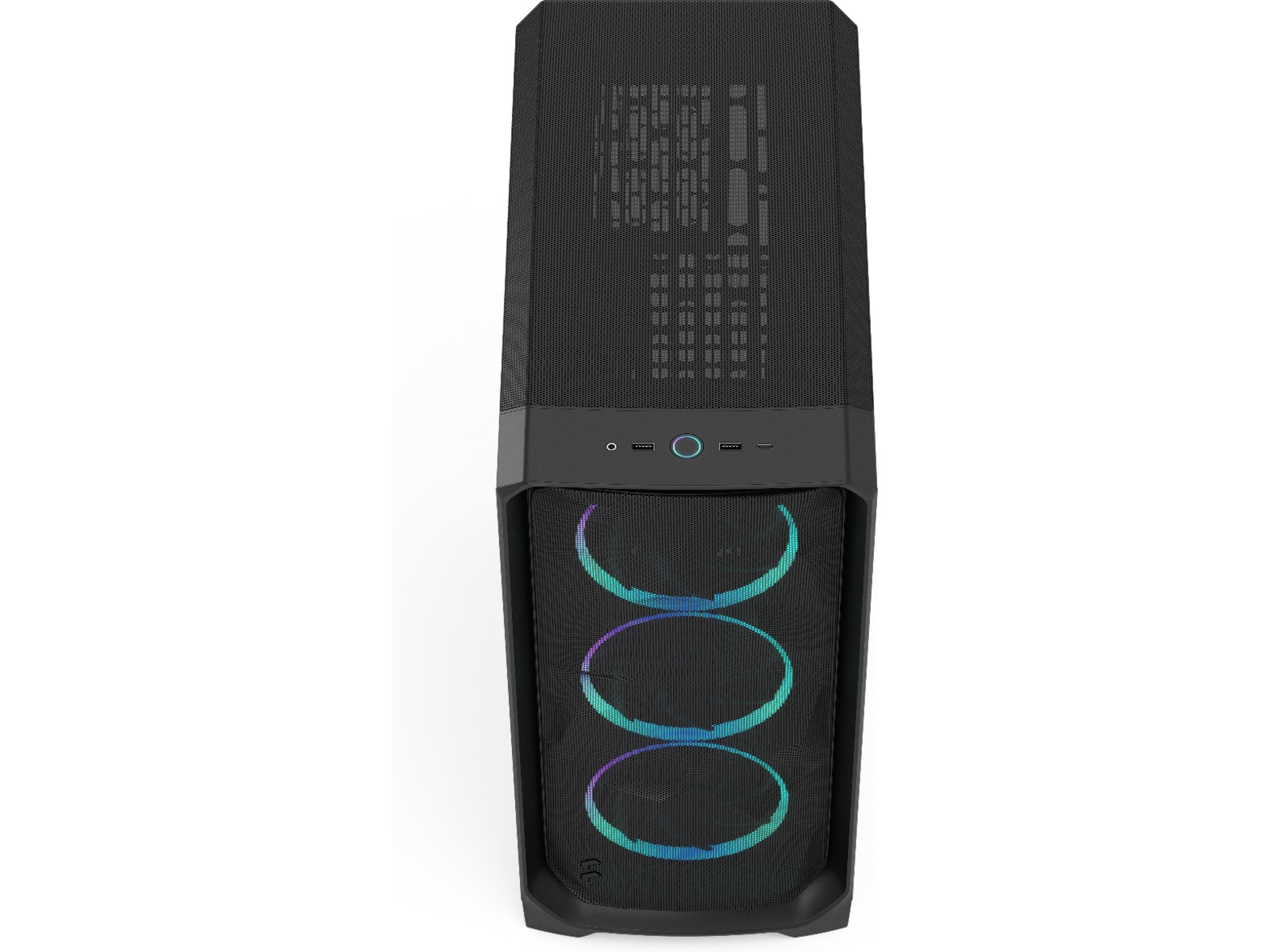 Fractal Meshify 3 RGB TG Light Tint Mid Tower (svart) Midi tower