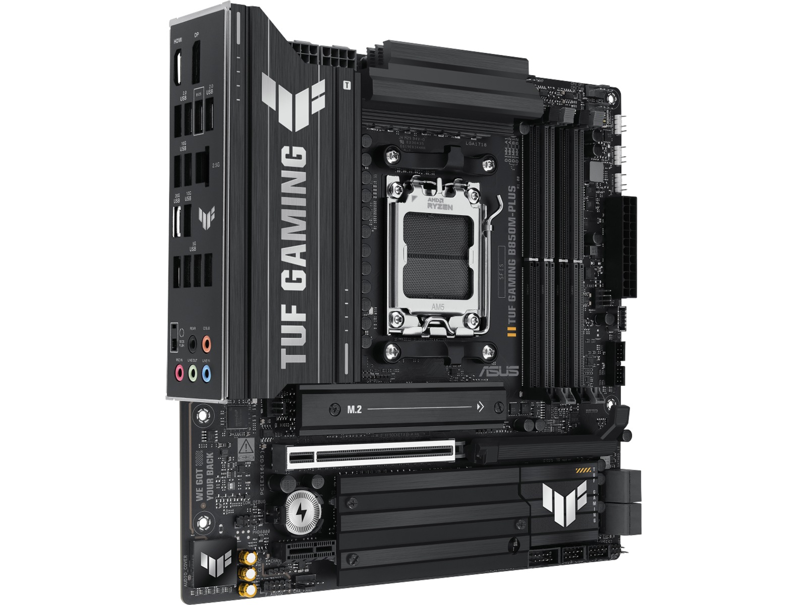 ASUS TUF GAMING B850M-PLUS Moderkort AMD Socket