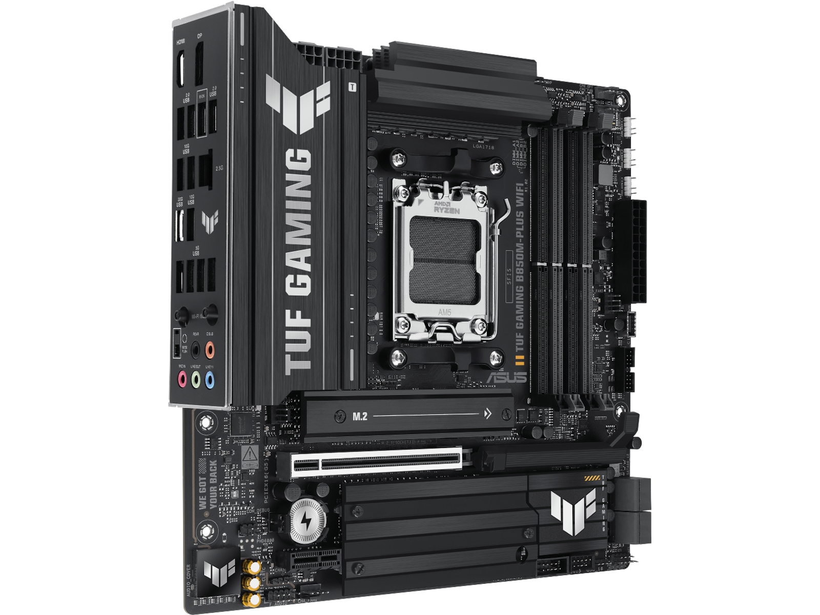 ASUS TUF GAMING B850M-PLUS WIFI Moderkort AMD Socket