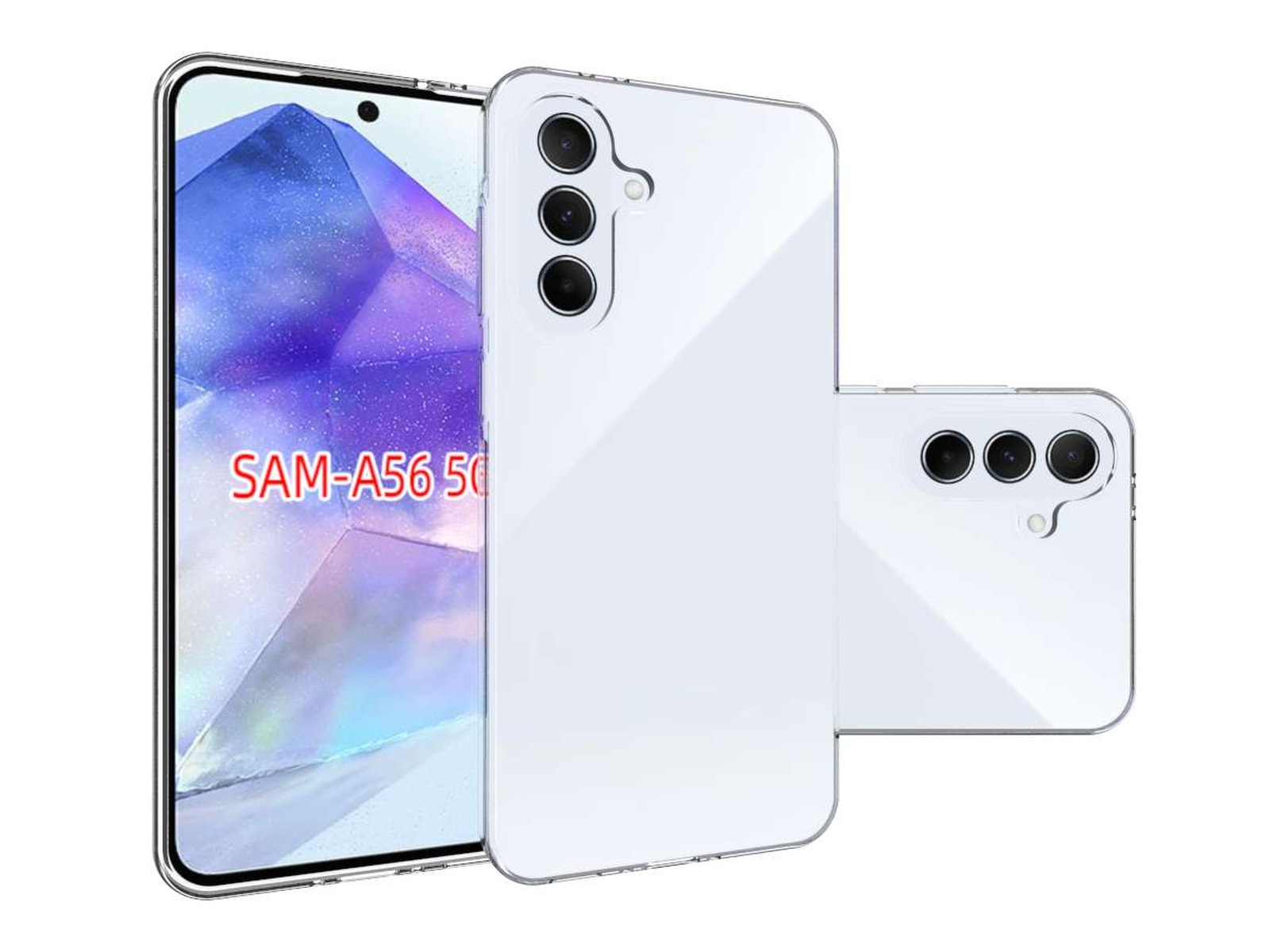 iiglo Galaxy A56 Silikonskal (transparent) Mobilskal