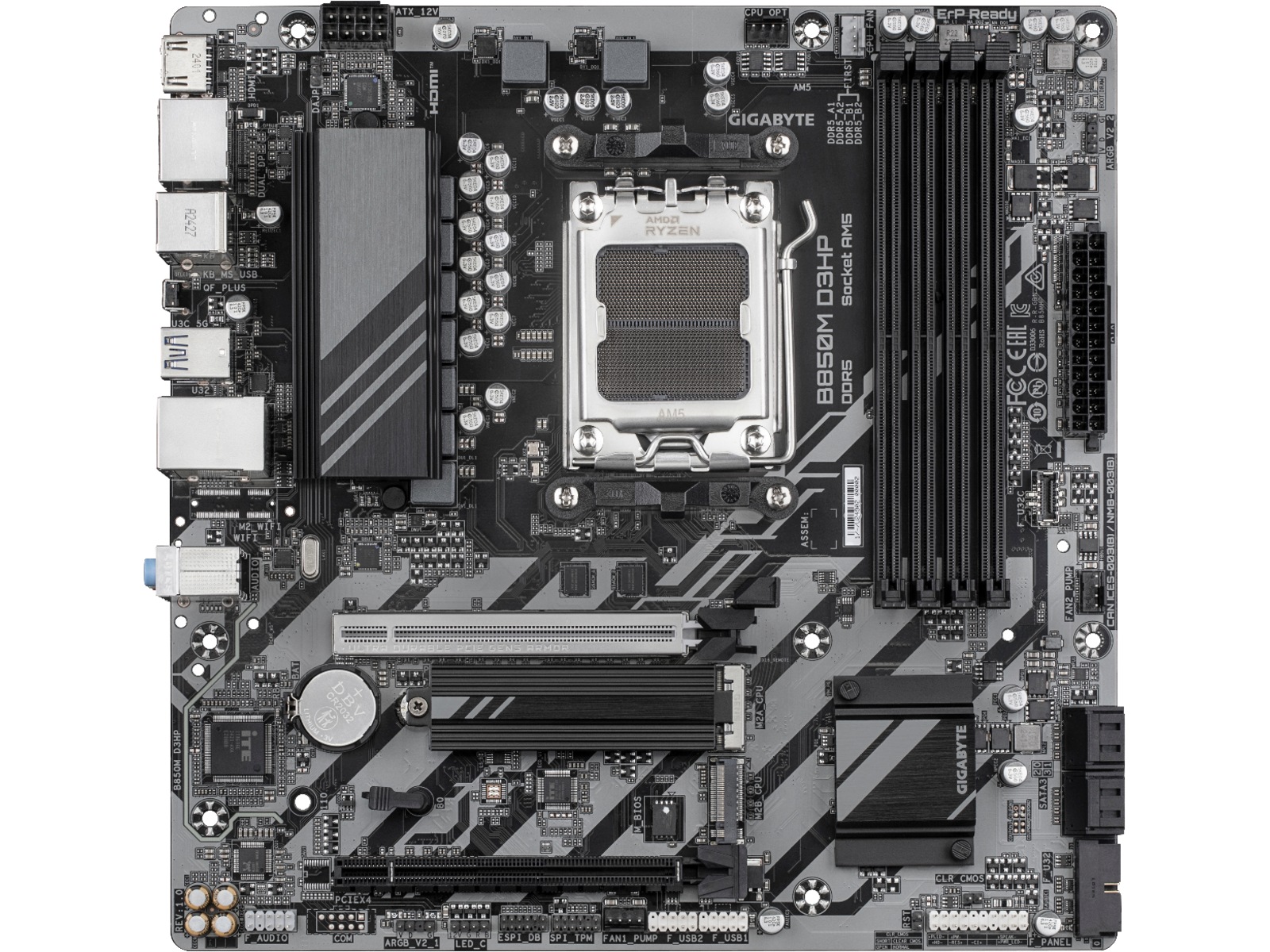 Gigabyte B850M D3HP Moderkort AMD Socket