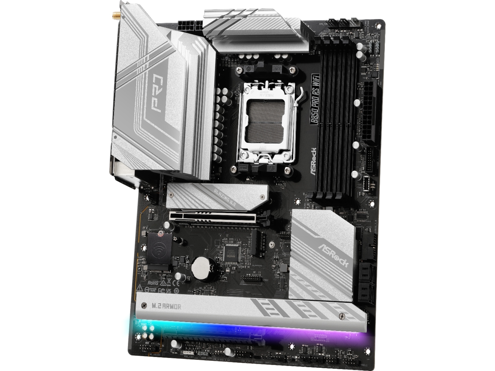 ASRock B850 Pro RS WiFi Moderkort AMD Socket