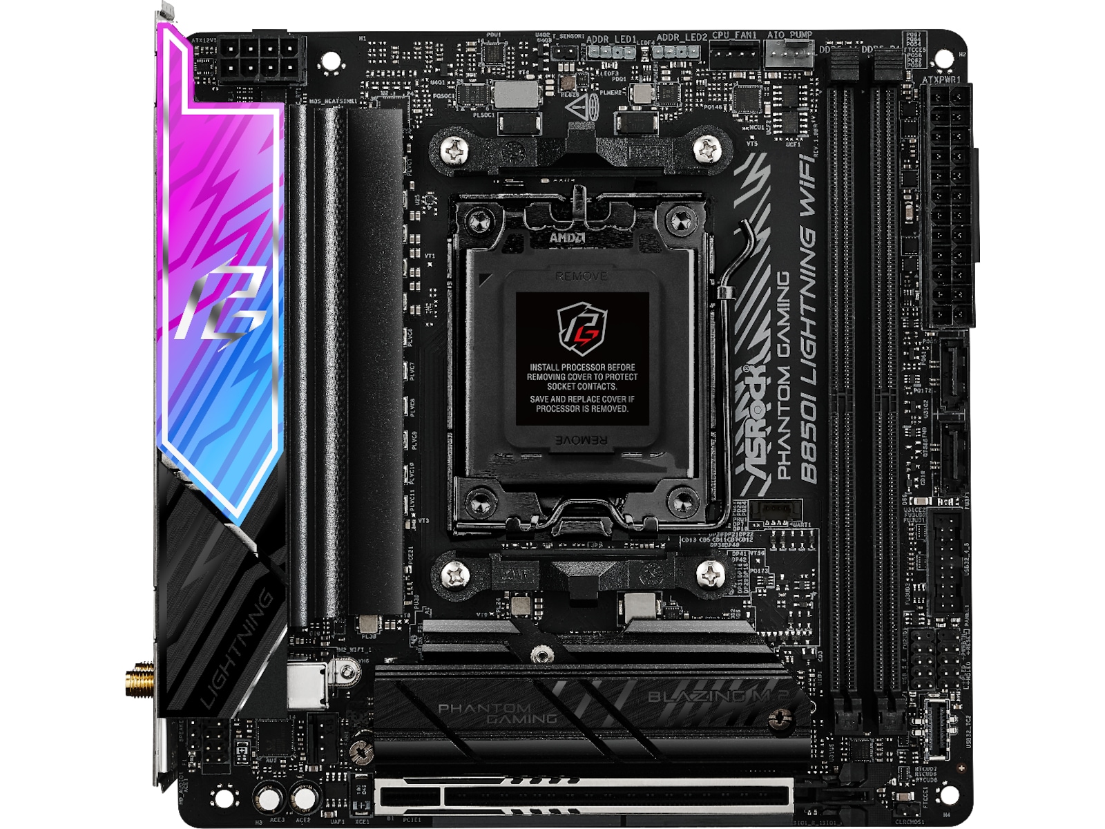 ASRock B850I Lightning WiFi Moderkort AMD Socket