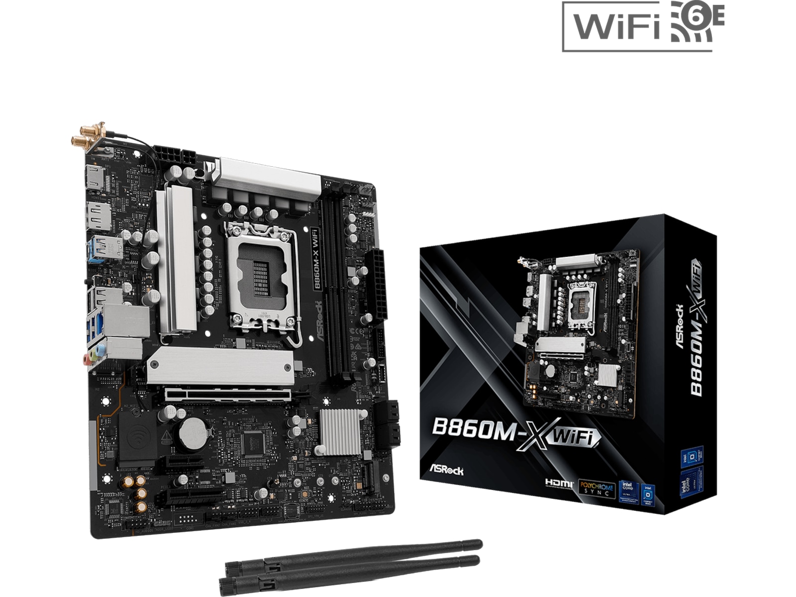 ASRock B860M-X WiFi Moderkort Intel Socket