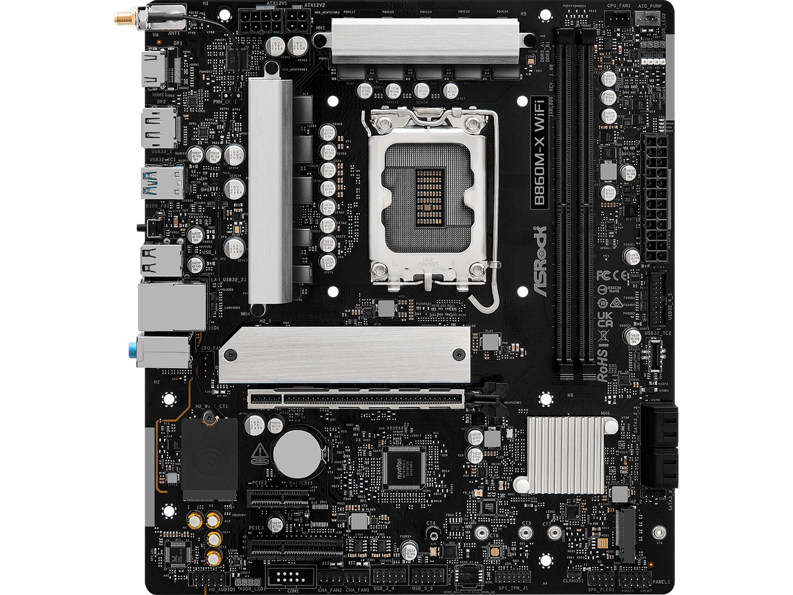 ASRock B860M-X WiFi Moderkort Intel Socket