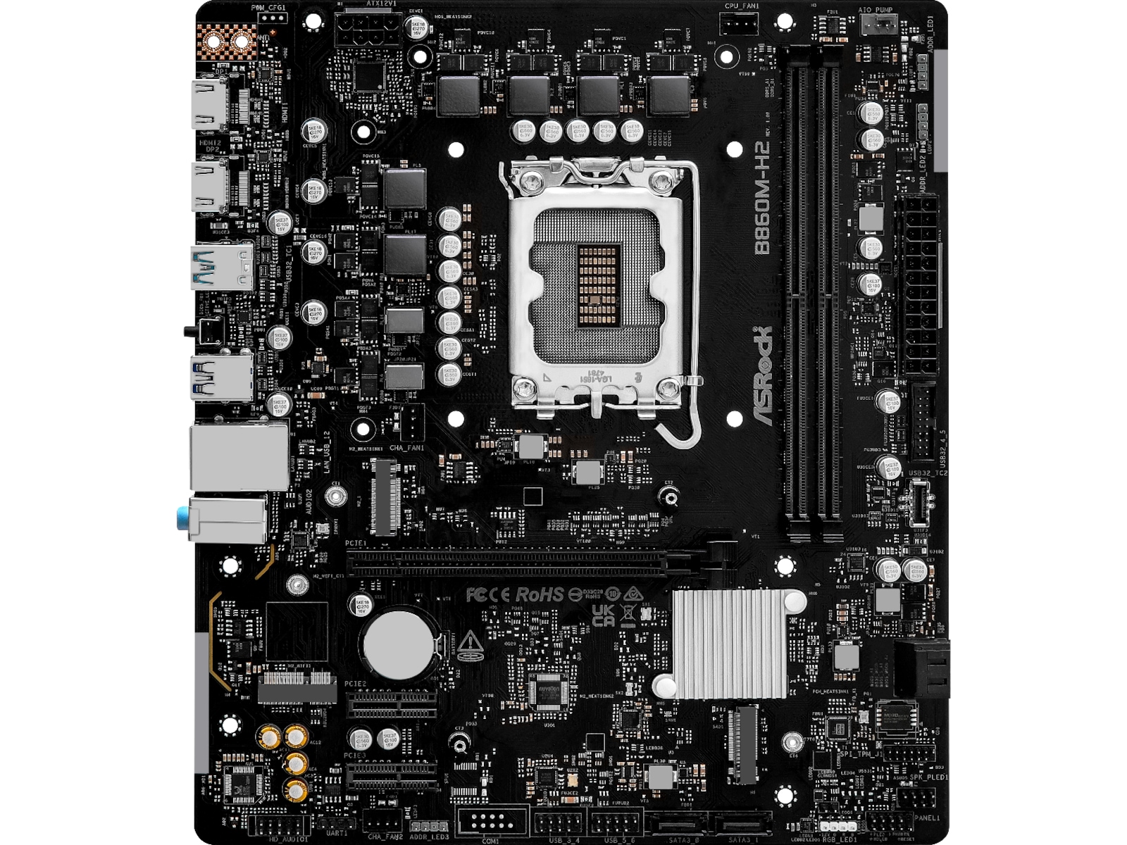 ASRock B860M-H2 Moderkort Intel Socket