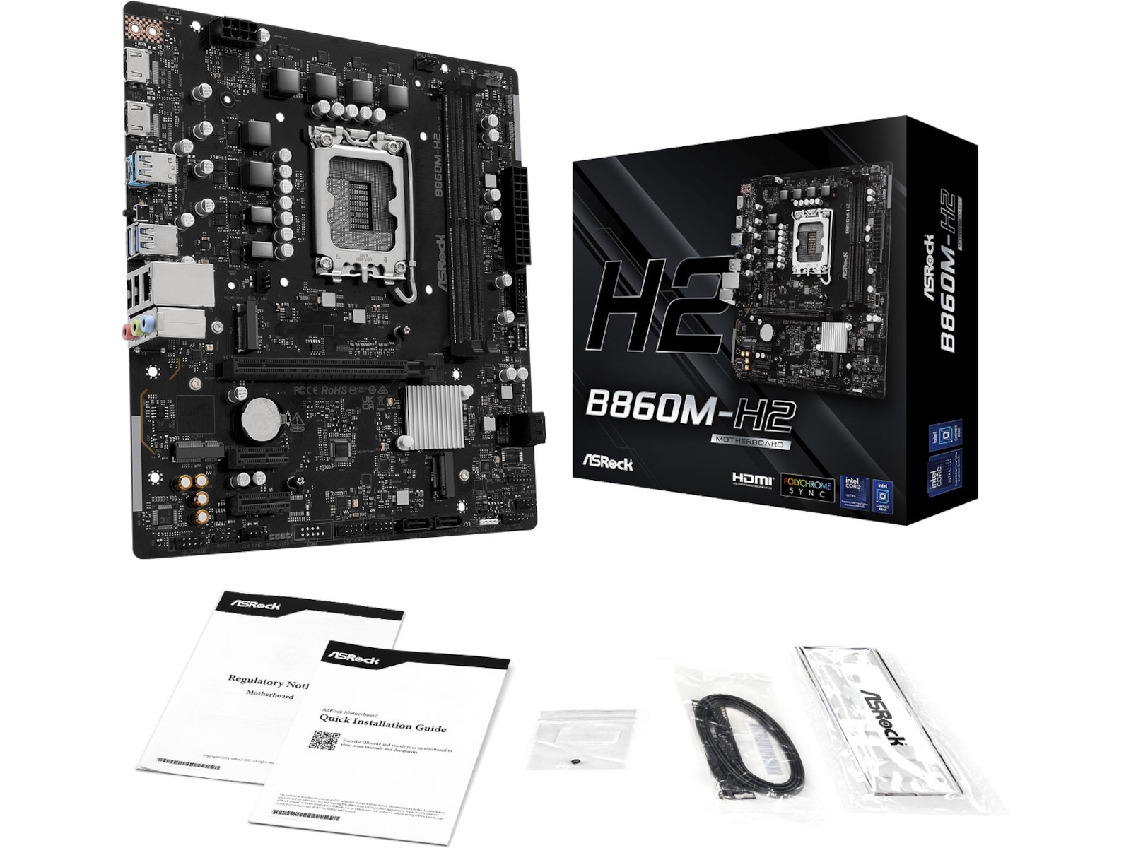 ASRock B860M-H2 Moderkort Intel Socket