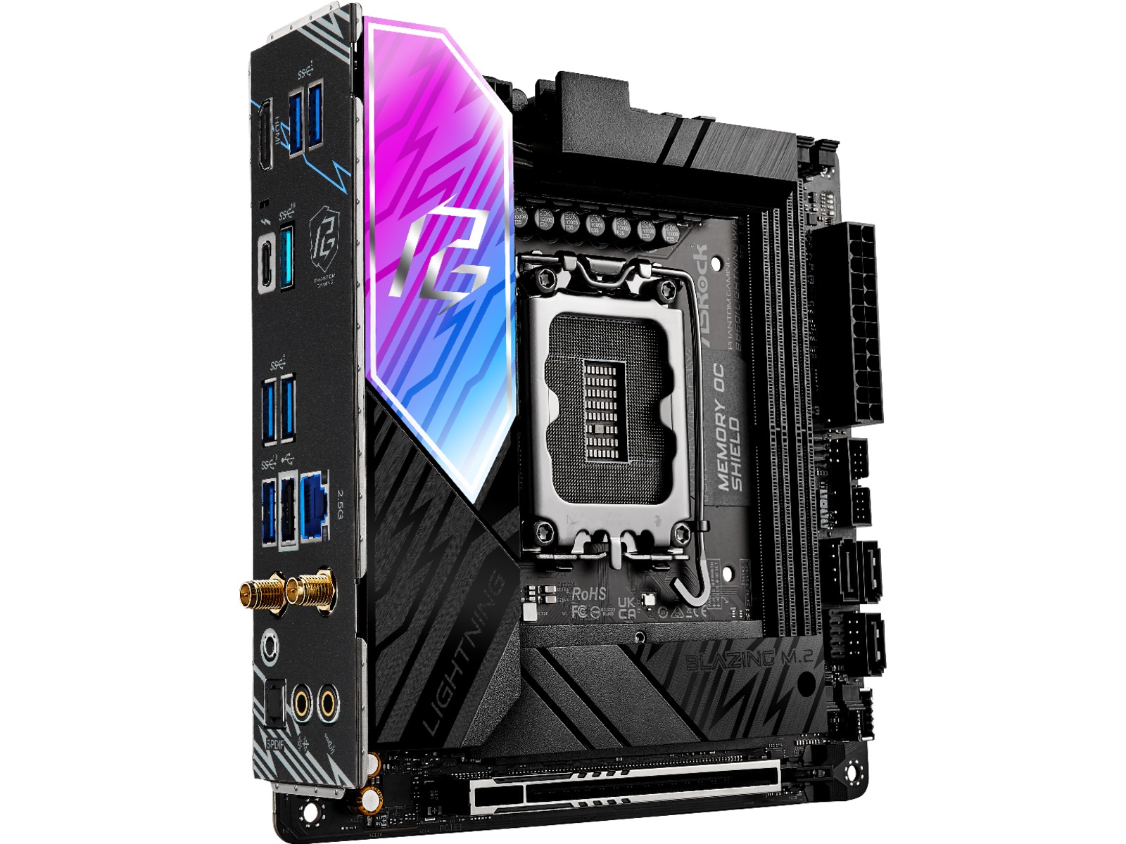 ASRock B860I Lightning WiFi Moderkort Intel Socket