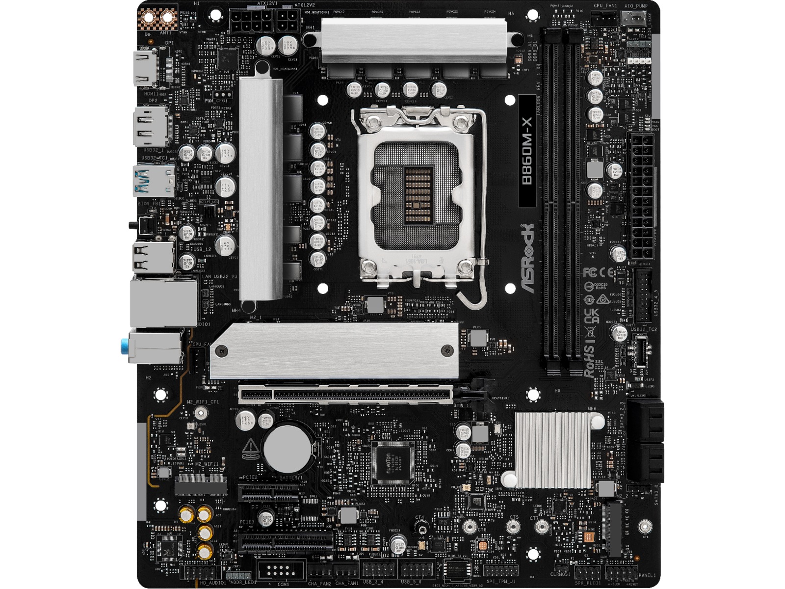 ASRock B860M-X Moderkort Intel Socket