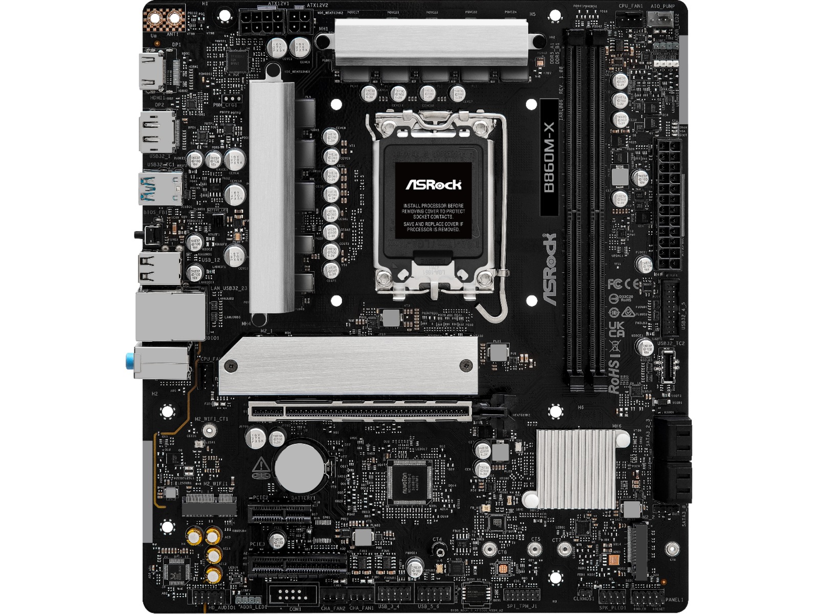 ASRock B860M-X Moderkort Intel Socket