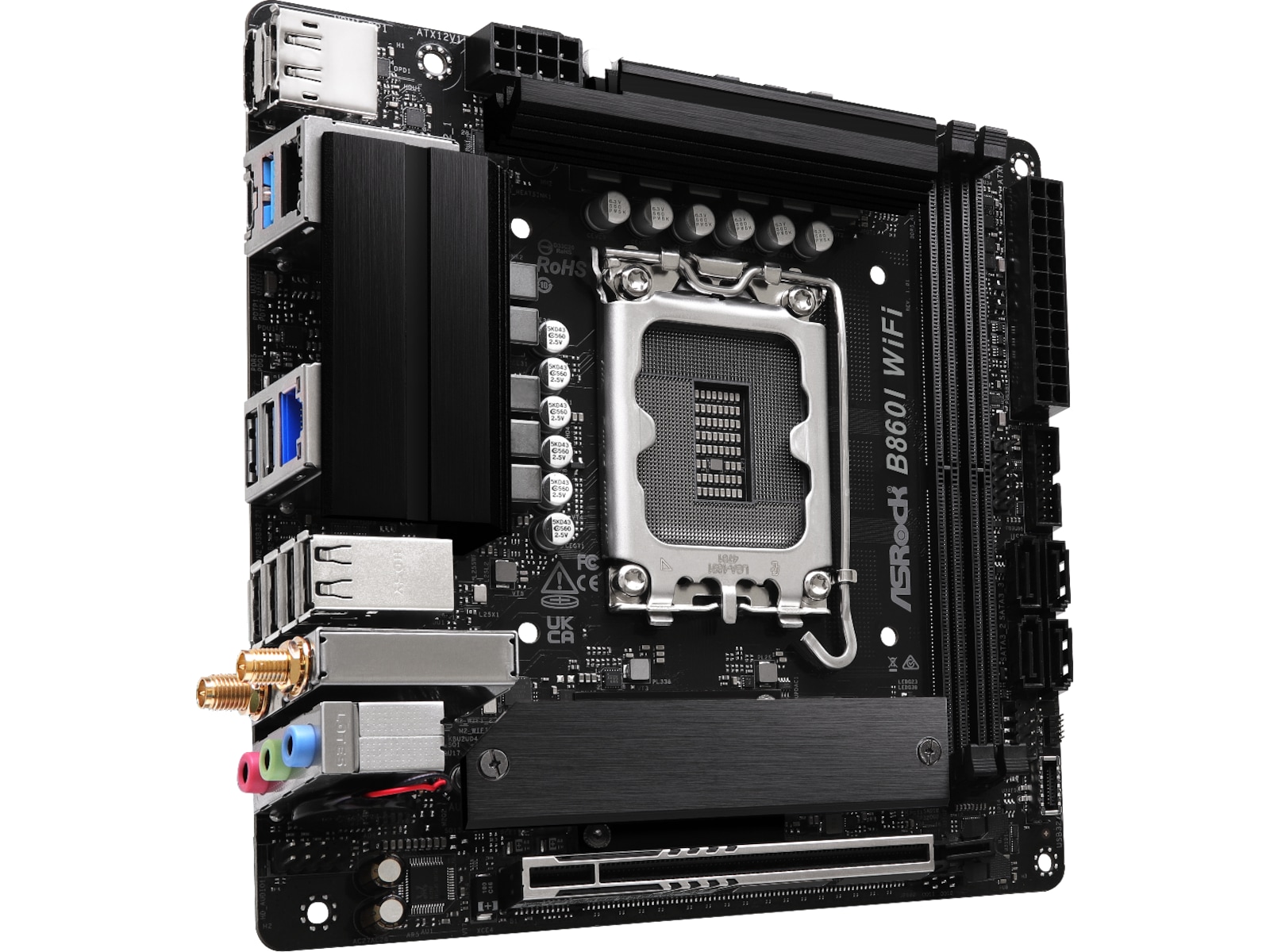 ASRock B860I WiFi Moderkort Intel Socket