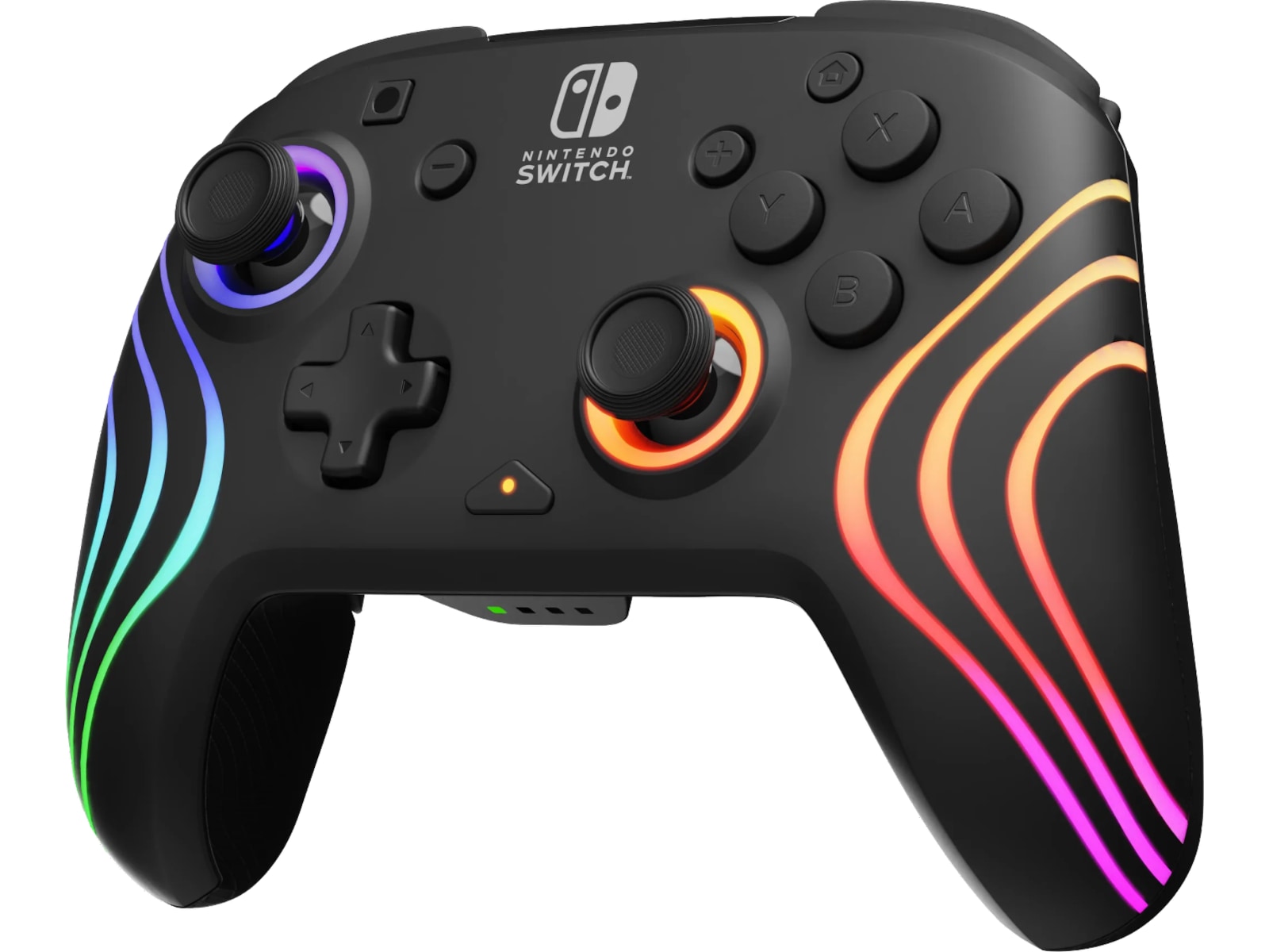 PDP Afterglow Wave Nintendo Switch kontroller (svart) Tillbehör till spelkonsoler