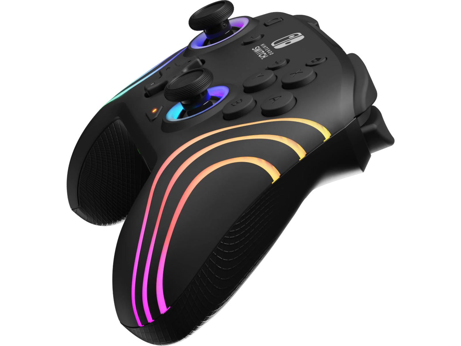 PDP Afterglow Wave Nintendo Switch kontroller (svart) Tillbehör till spelkonsoler