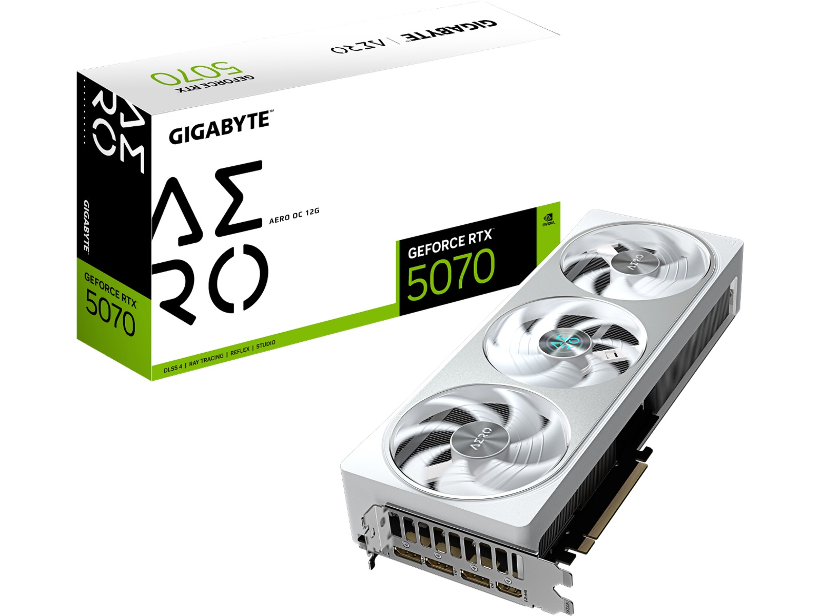 Gigabyte GeForce RTX 5070 AERO OC Grafikkort
