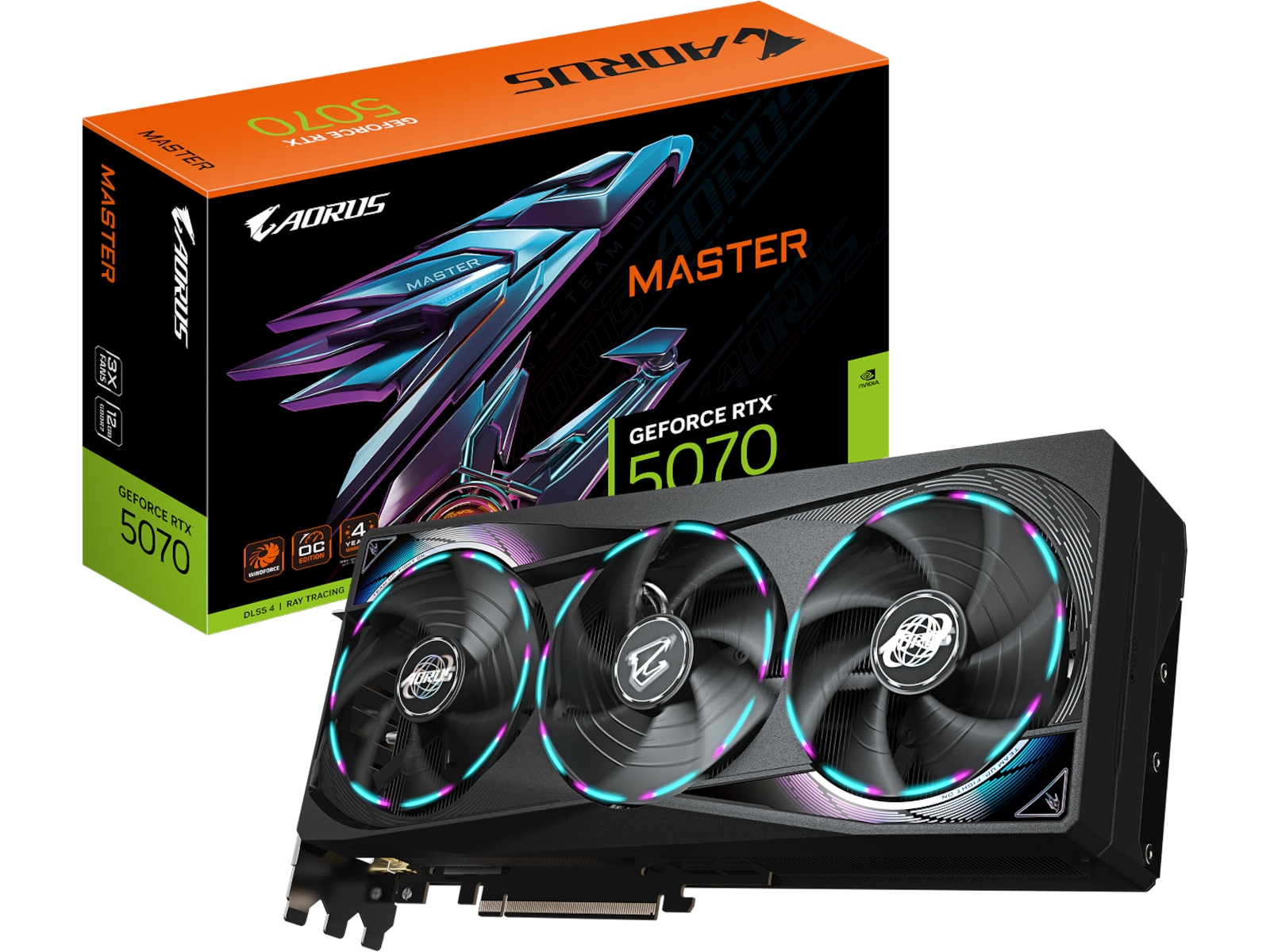 Gigabyte GeForce RTX 5070 AORUS MASTER Grafikkort