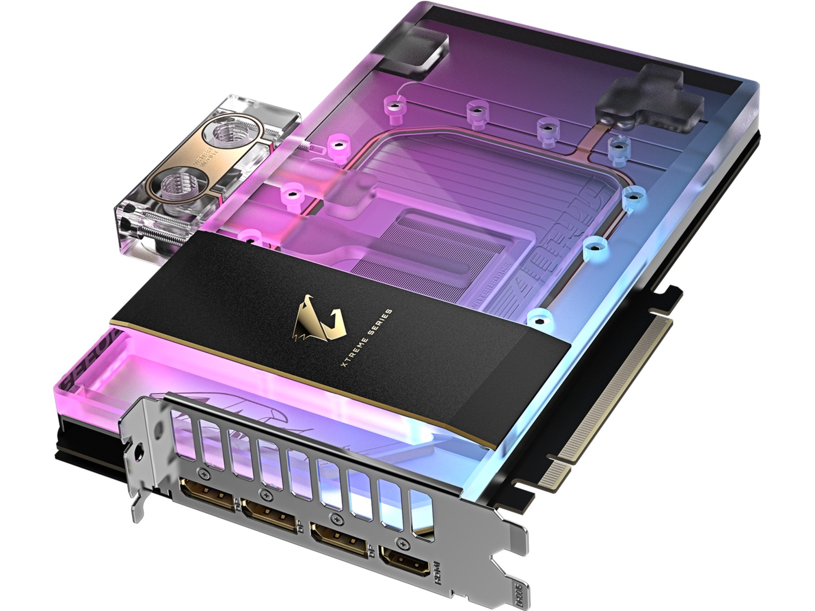 Gigabyte Aorus GeForce RTX 5090 XTREME WATERFORCE WB Grafikkort