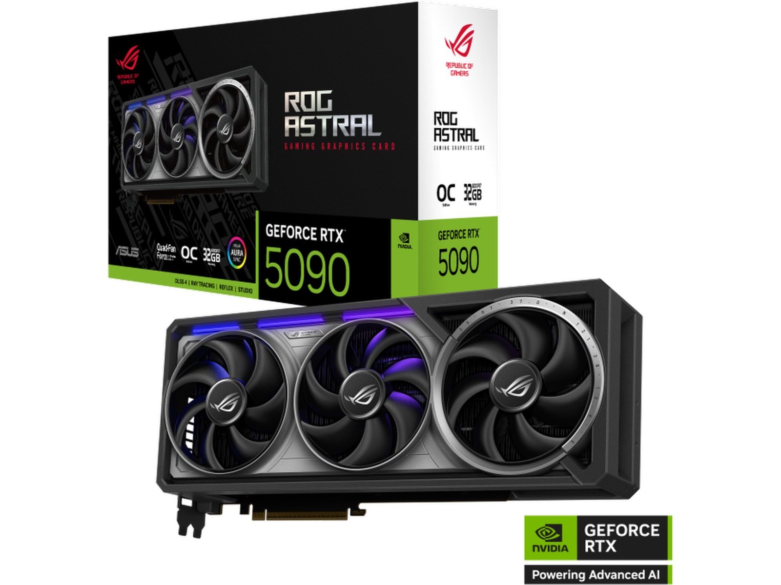 ASUS ROG Astral GeForce RTX 5090 OC Grafikkort