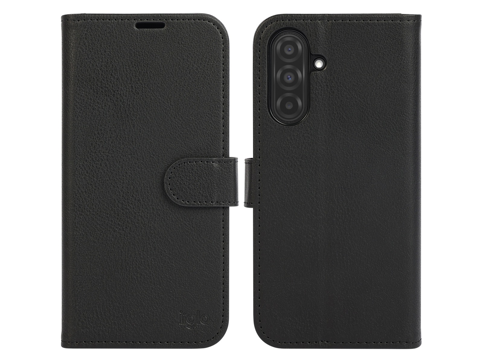 iiglo Galaxy A26 5G 2-i-1 Plånboksfodral (svart) Mobilskal