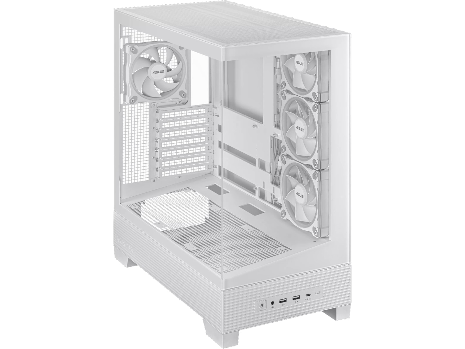 Asus A31 PLUS ARGB Mid Tower (vit) Midi tower