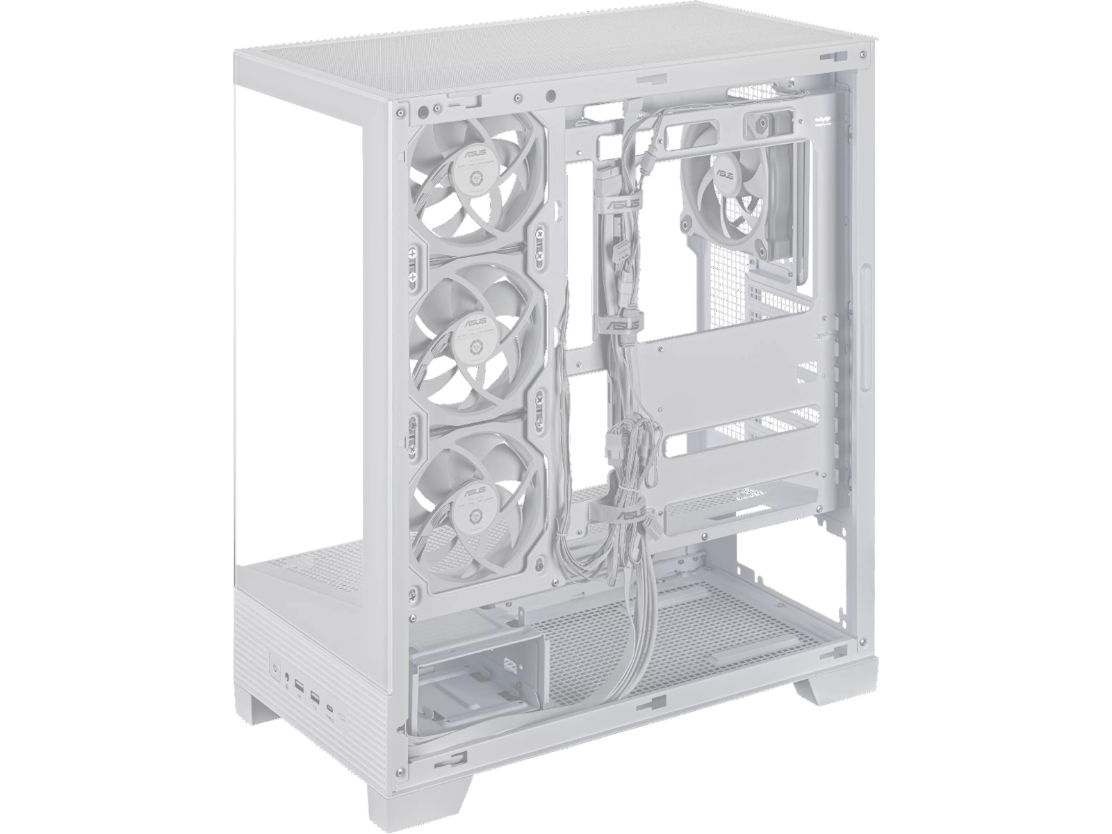 Asus A31 PLUS ARGB Mid Tower (vit) Midi tower