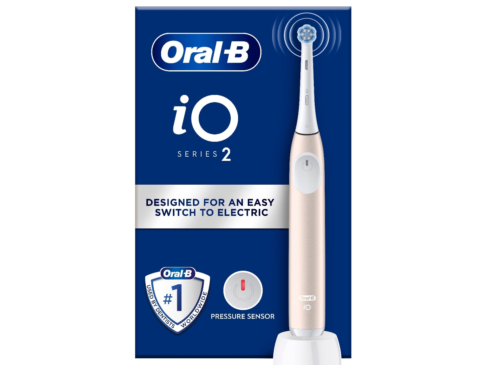 ORAL-B iO2 Series Elektrisk tandborste (Calm Pink) Eltandborste