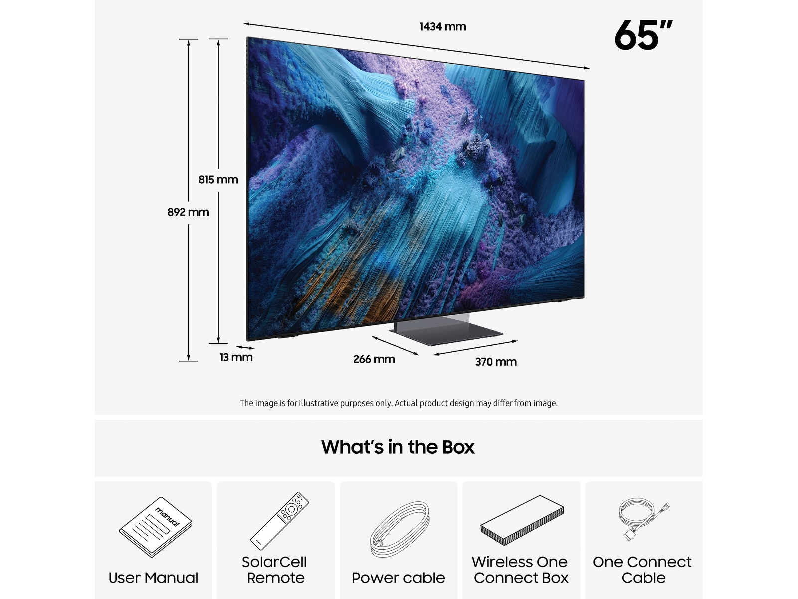 Samsung 65" QN990F Neo QLED 8K Mini LED Smart TV (2025) 60 - 69 tums TV