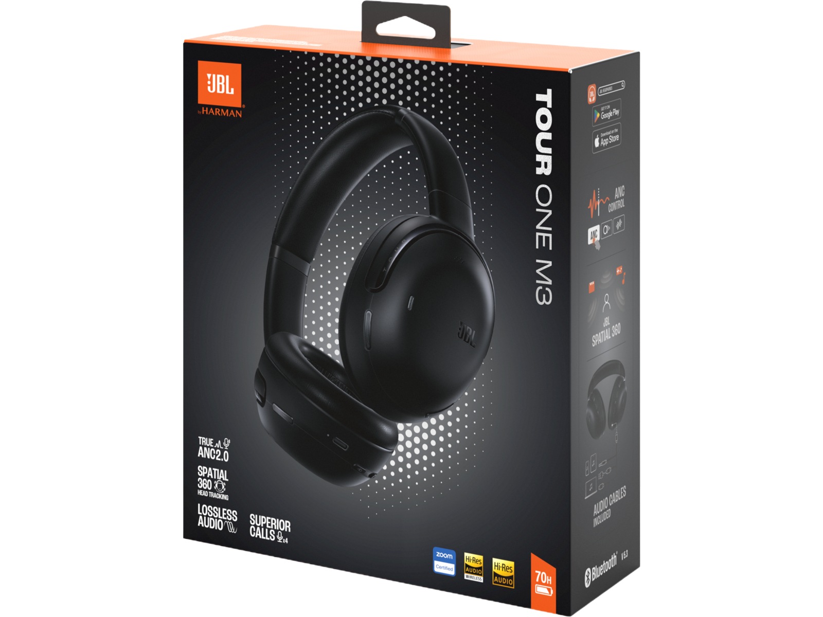 JBL Tour One M3 ANC Trådlösa Hörlurar, Over-ear (svart) Hörlurar