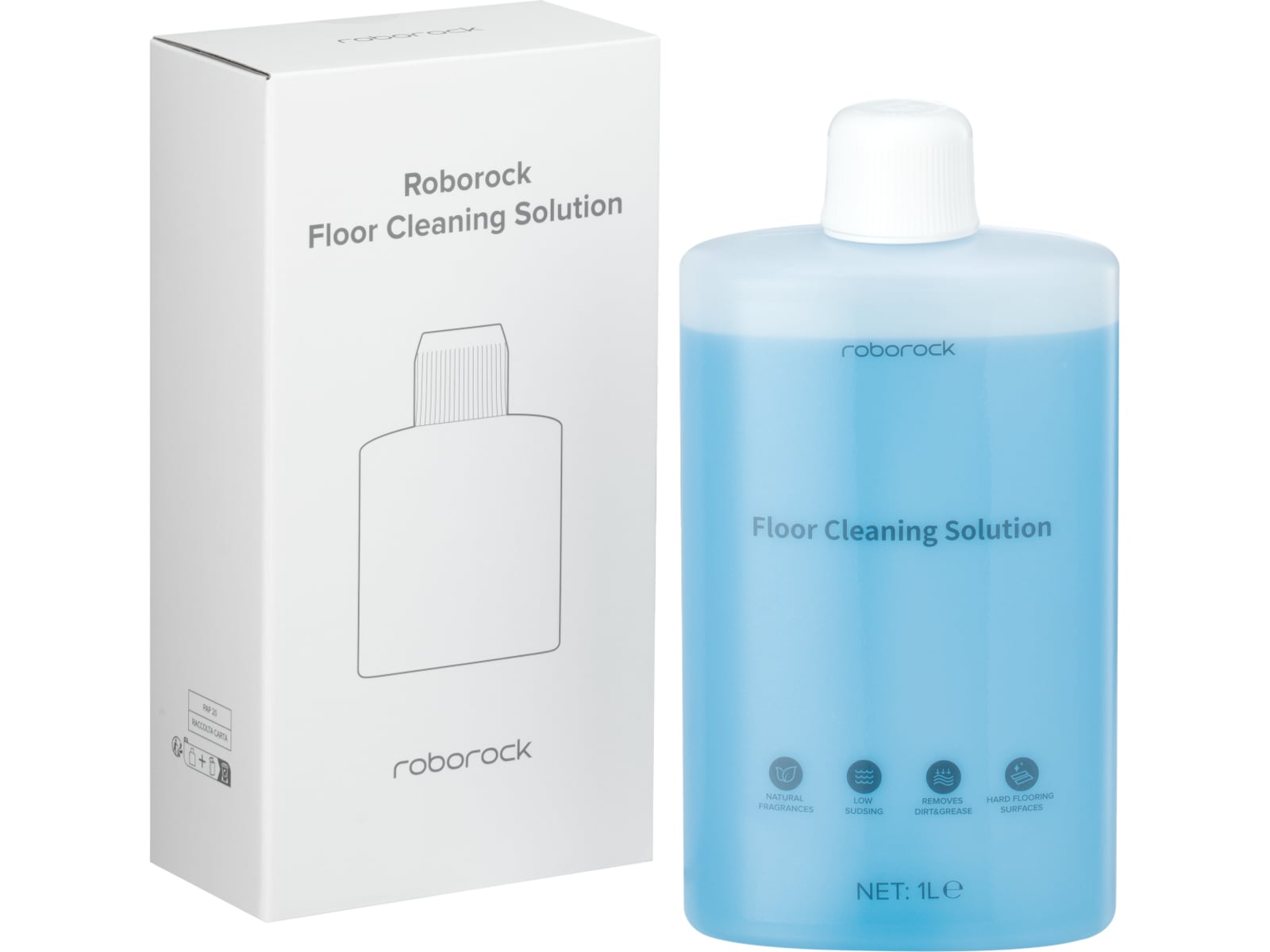 Roborock tvättmedel för golv 1L Tillbehör för dammsugare & rengöring