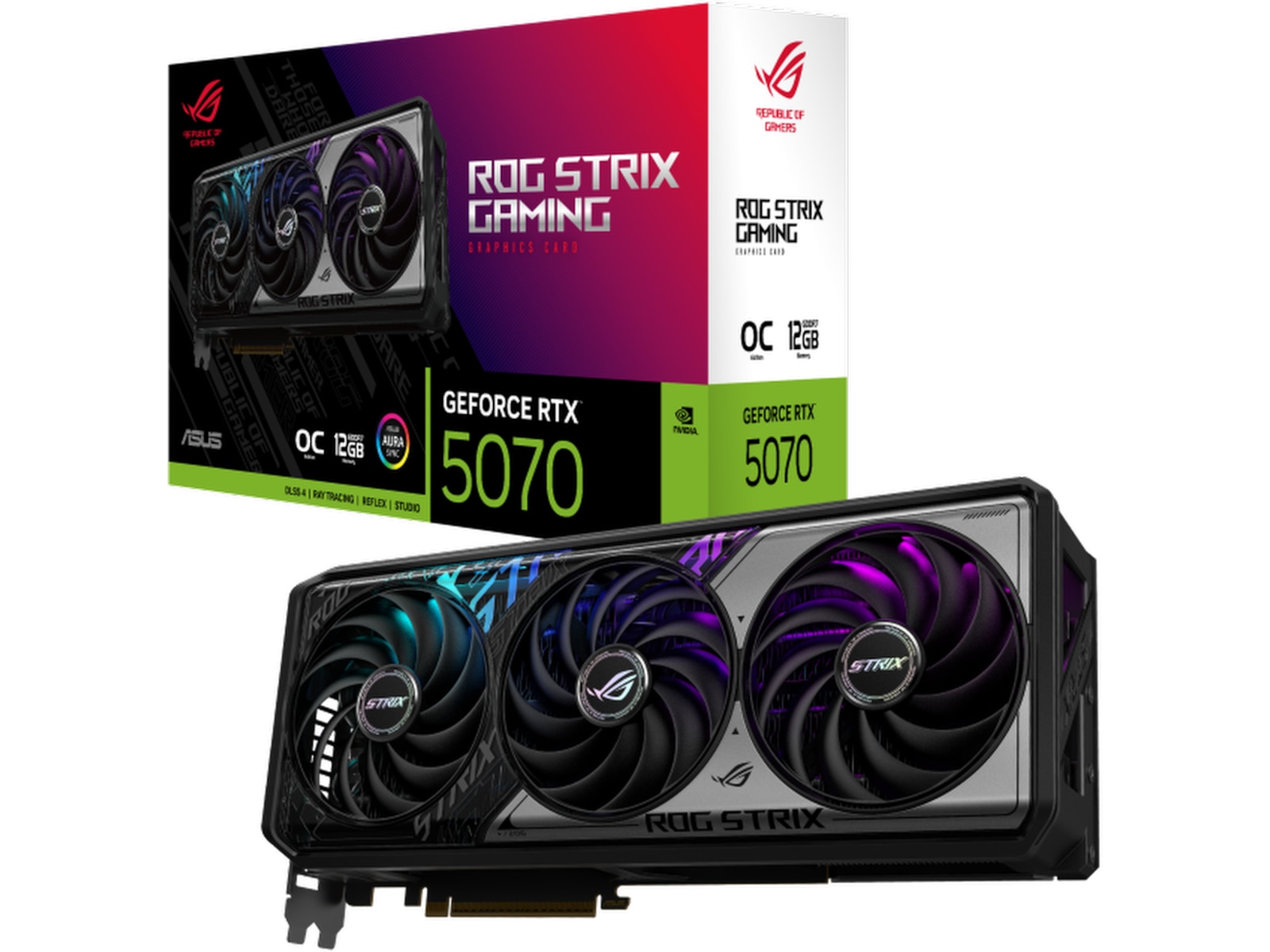 Asus ROG Strix GeForce RTX 5070 OC Grafikkort