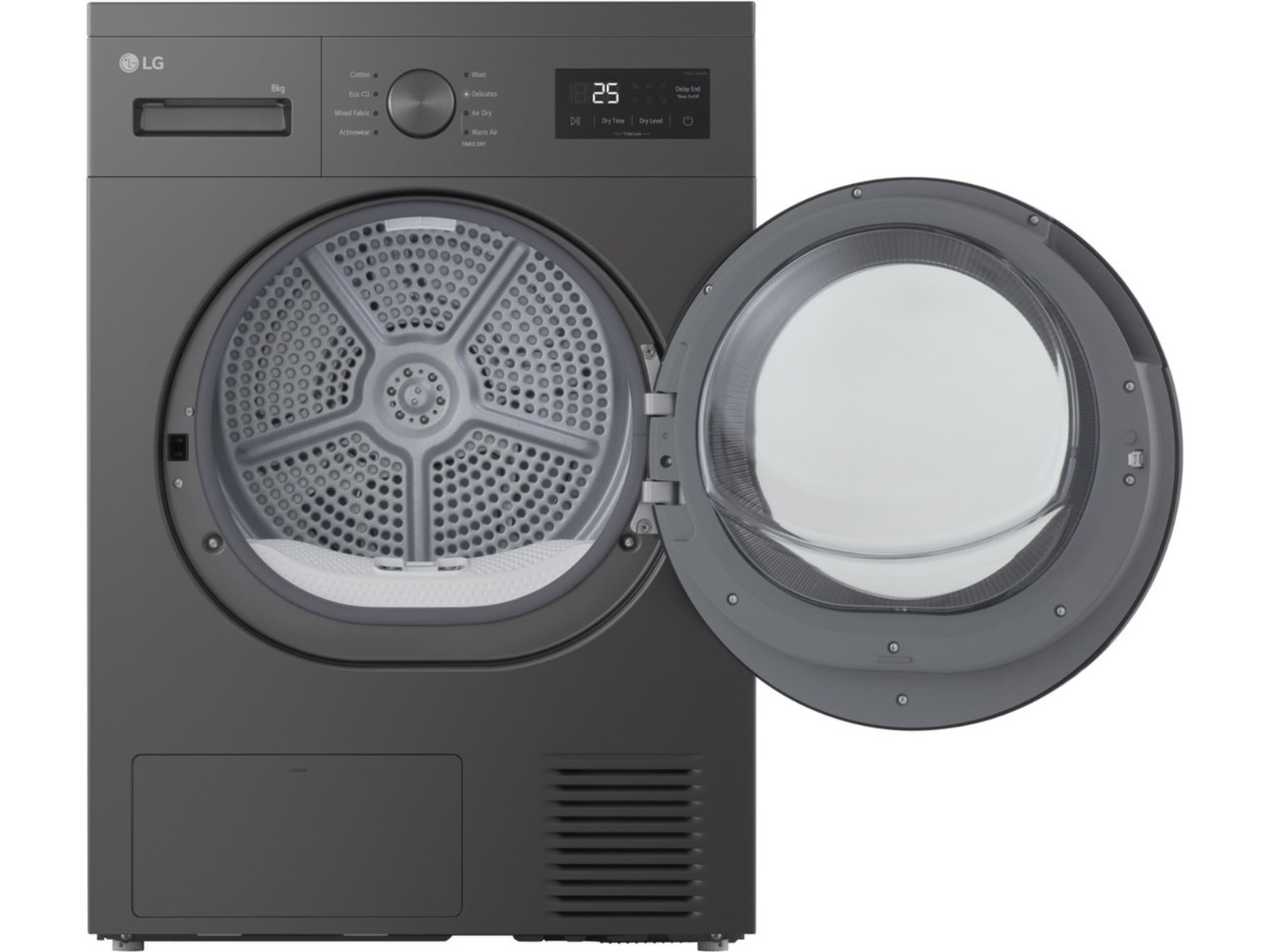 LG RHA1008NDK torktumlare (Dark silver) Torktumlare