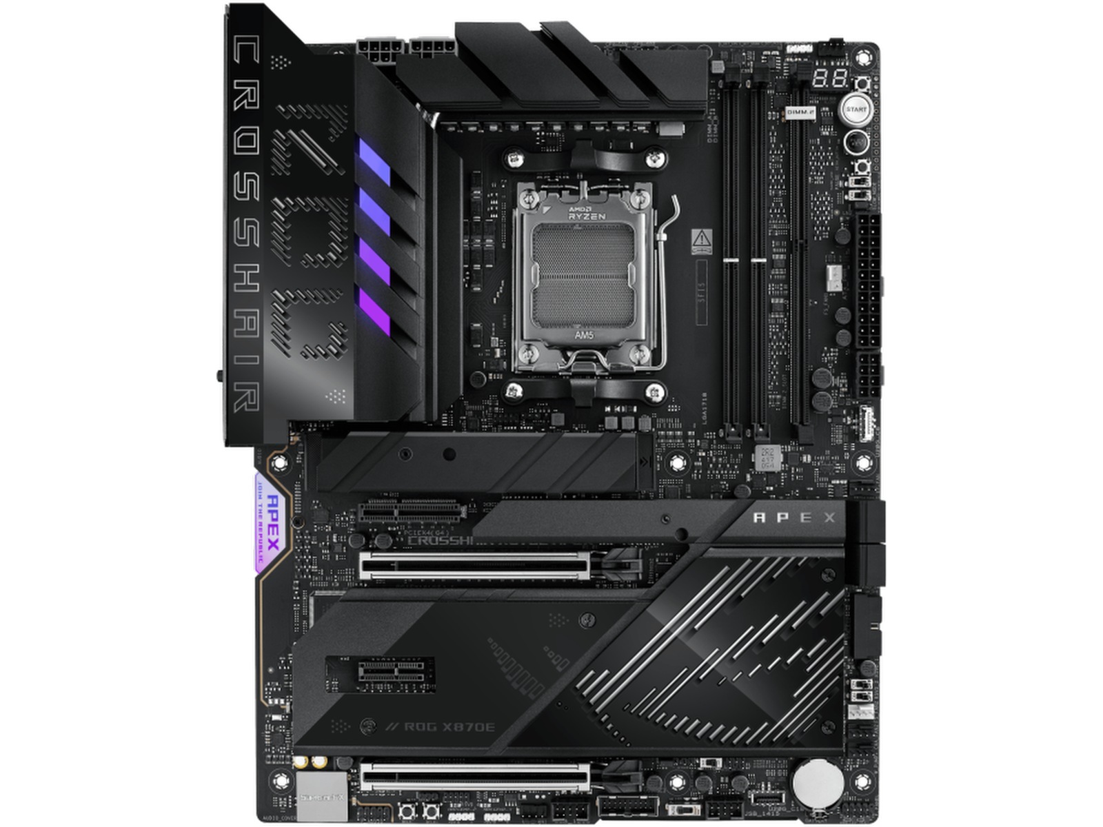 ASUS ROG CROSSHAIR X870E APEX Moderkort AMD Socket